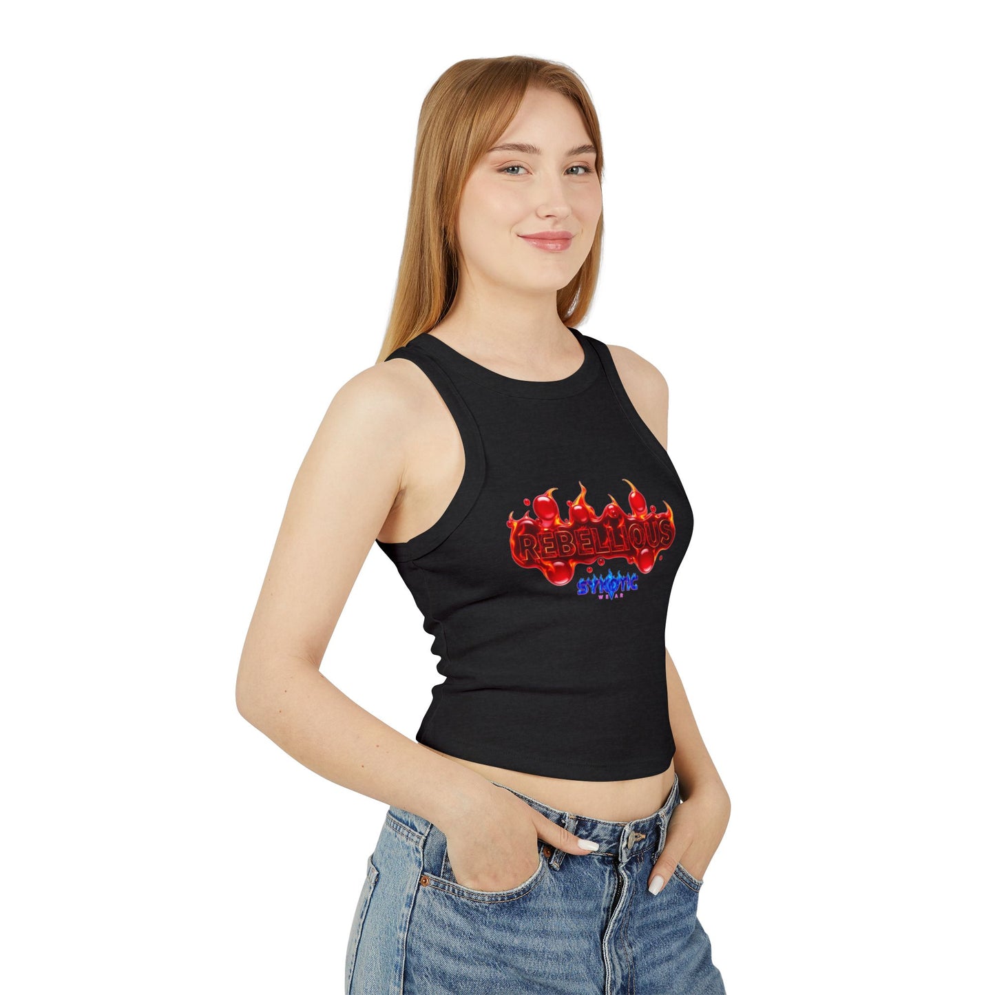 Racer Tank Top for Rebellious Girls - Deranged Sykotic Wear and Gear Design