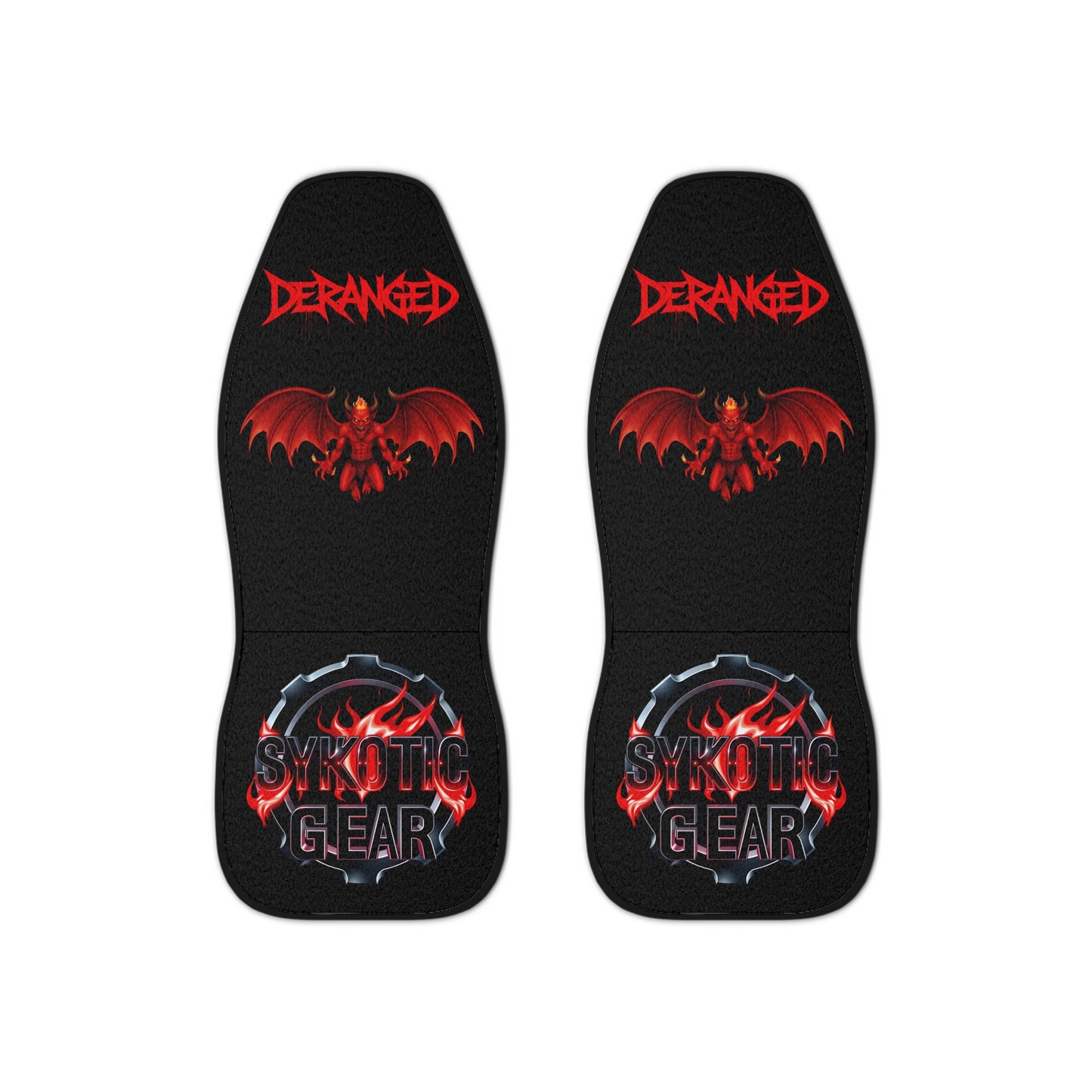 Car Seat Covers - Deranged Sykotic Gear Design