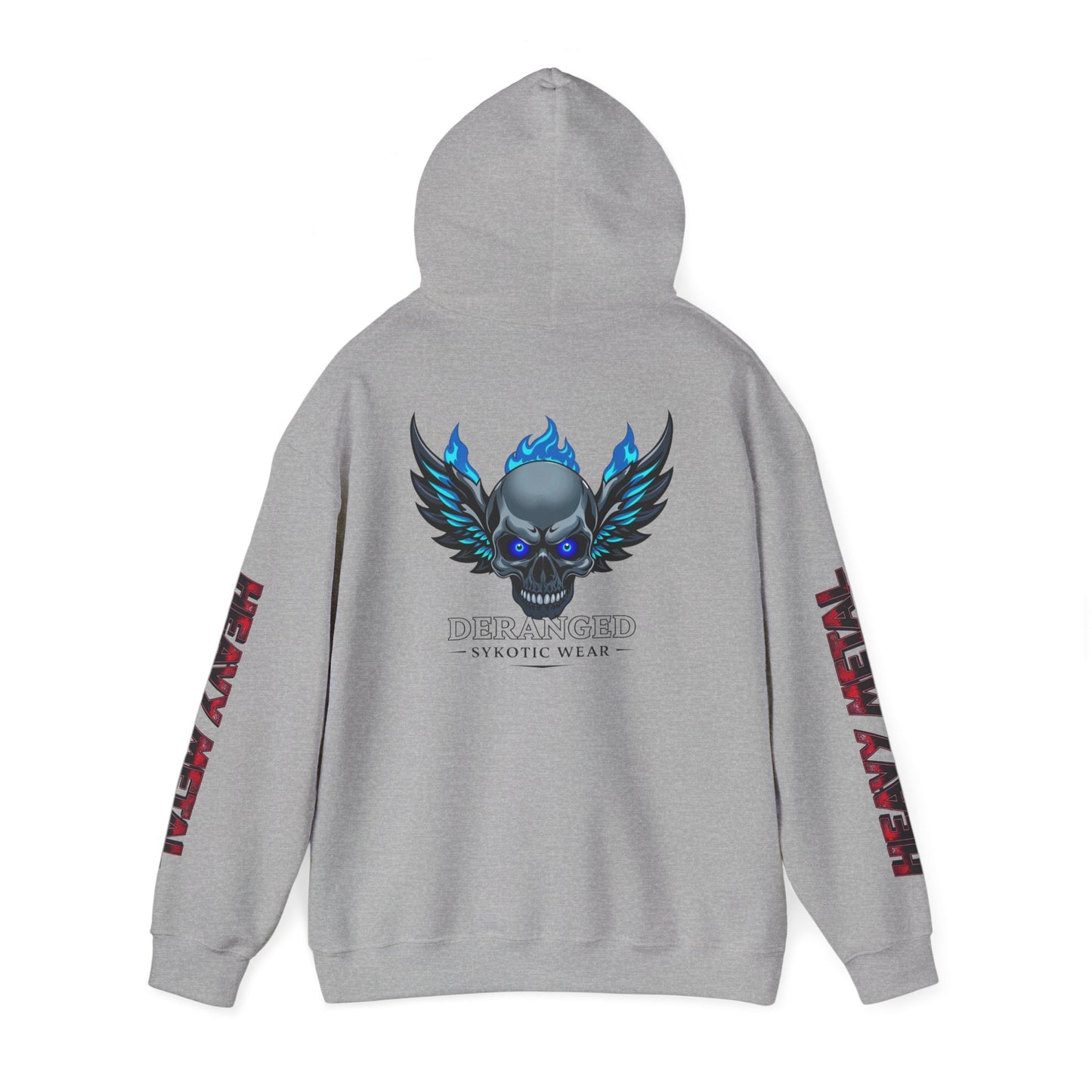 Heavy Metal Flying Skull Hoodie - Perfect Gift for Rockers