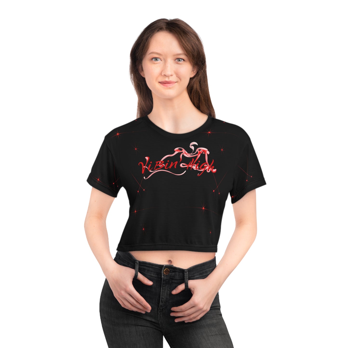 Crop Tee - Deranged Sykotic Wear's Vibin High Line