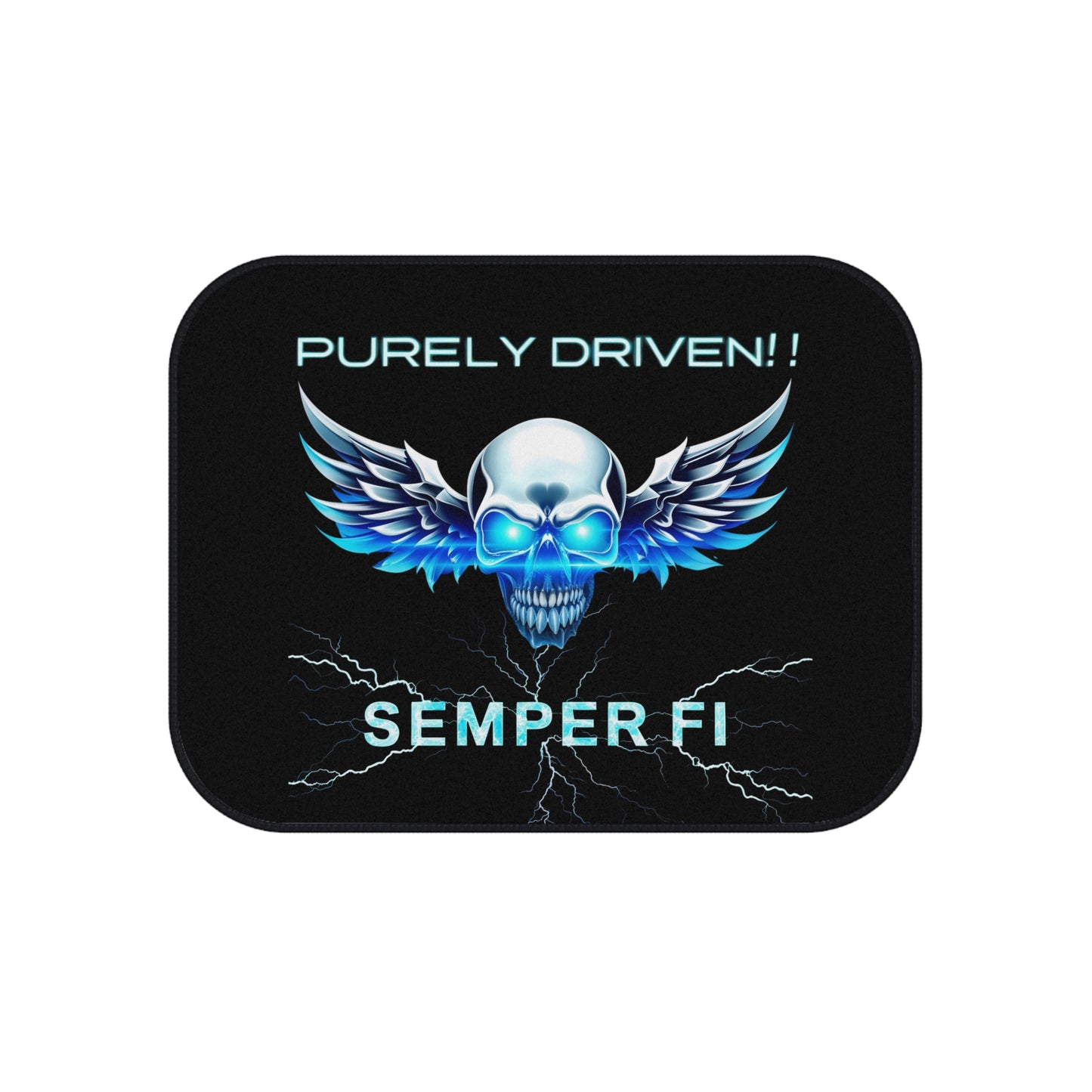 Car Mats - Purely Driven, Always Faithful Deranged Sykotic Gear Set of 4