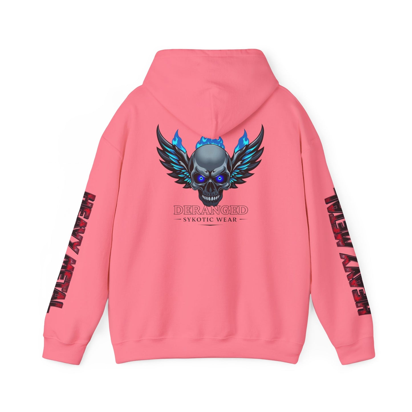 Heavy Metal Flying Skull Hoodie - Perfect Gift for Rockers