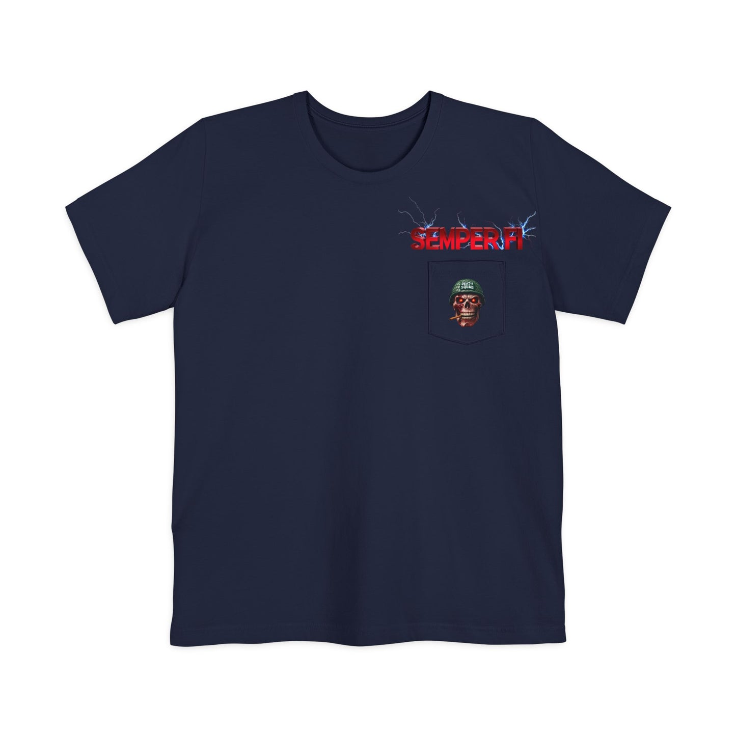 Patriotic Eagle Pocket T-Shirt, Unisex Graphic Tee, Veteran's Day Gift, Fourth of July Shirt, Casual Everyday Wear