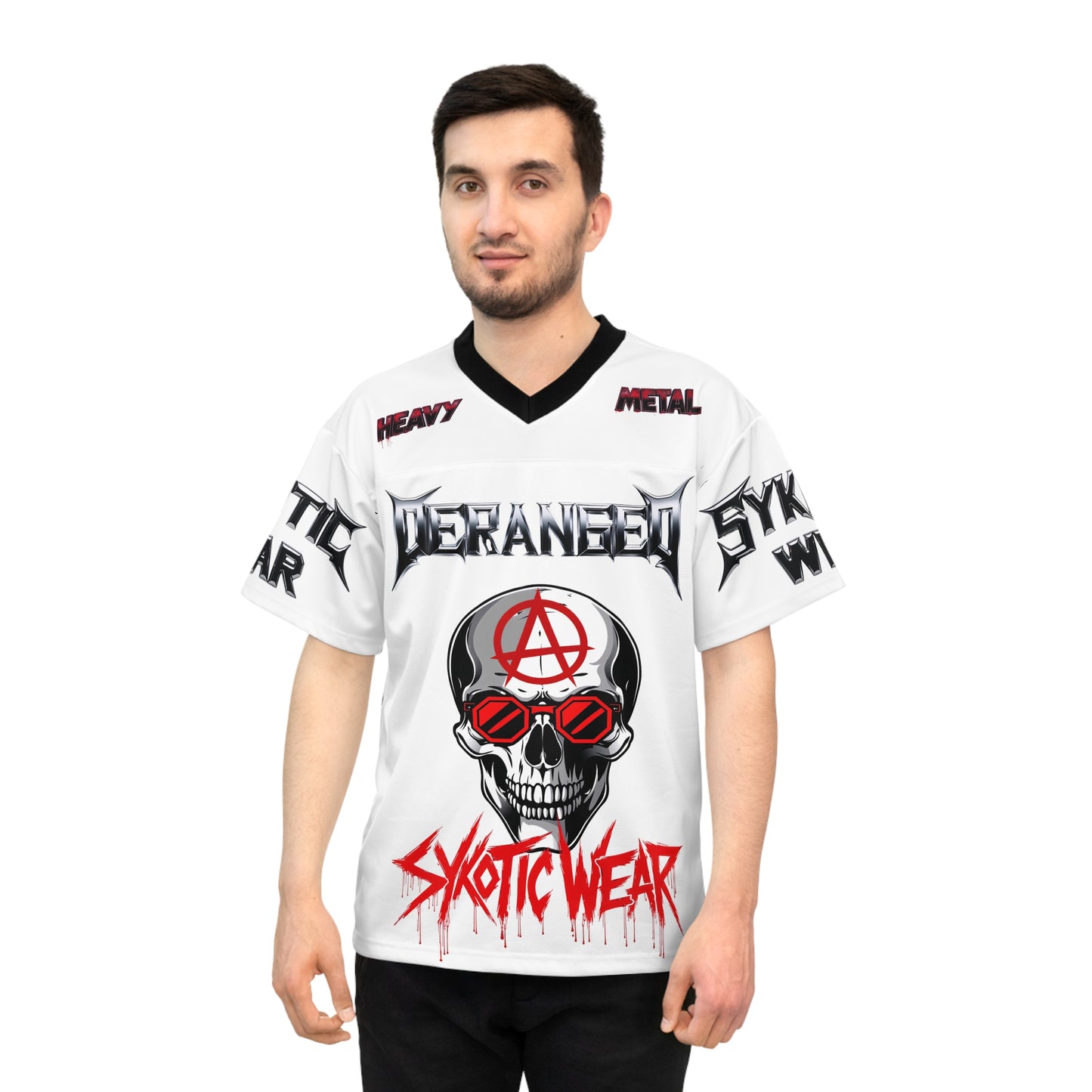 Football Jersey - Heavy Metal Deranged Sykotic Design