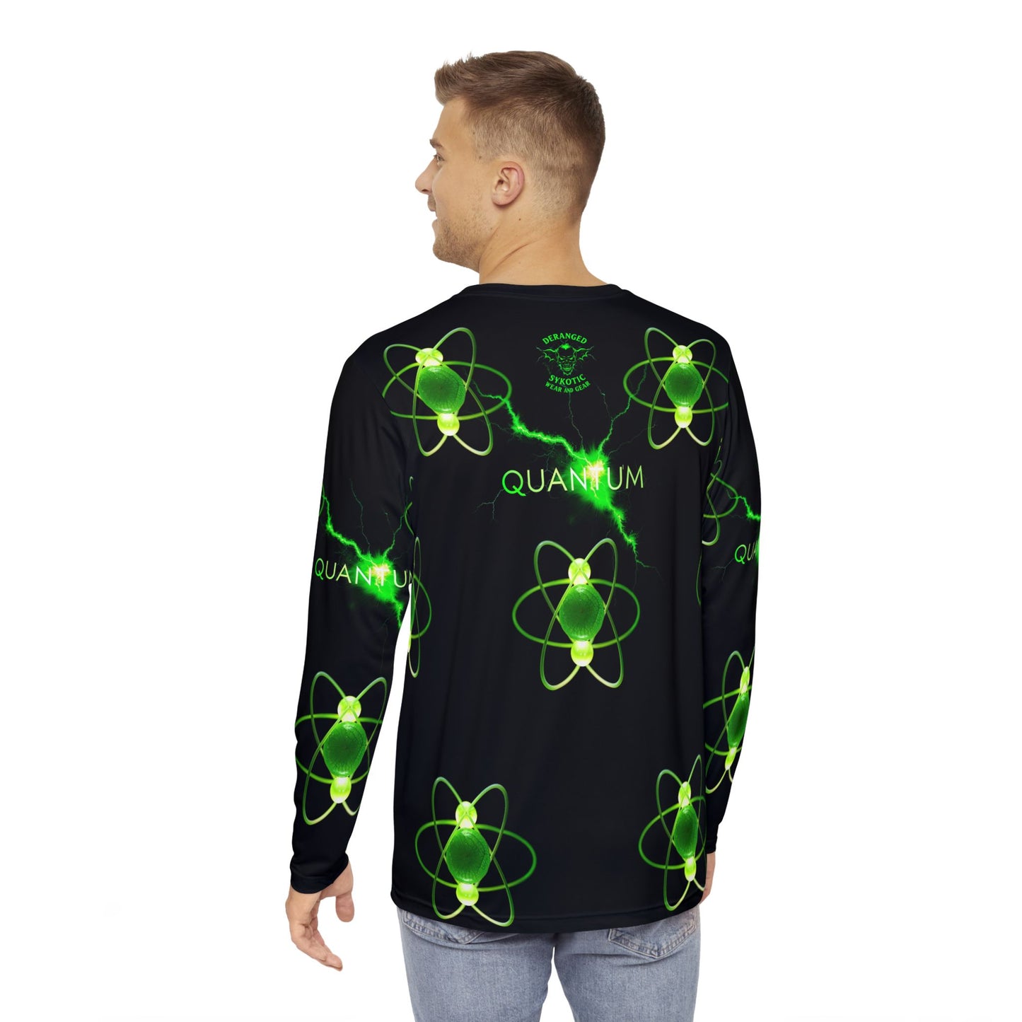 Men's Long Sleeve Shirt - Deranged Sykotic Wear QUANTUM Jersey Shirt