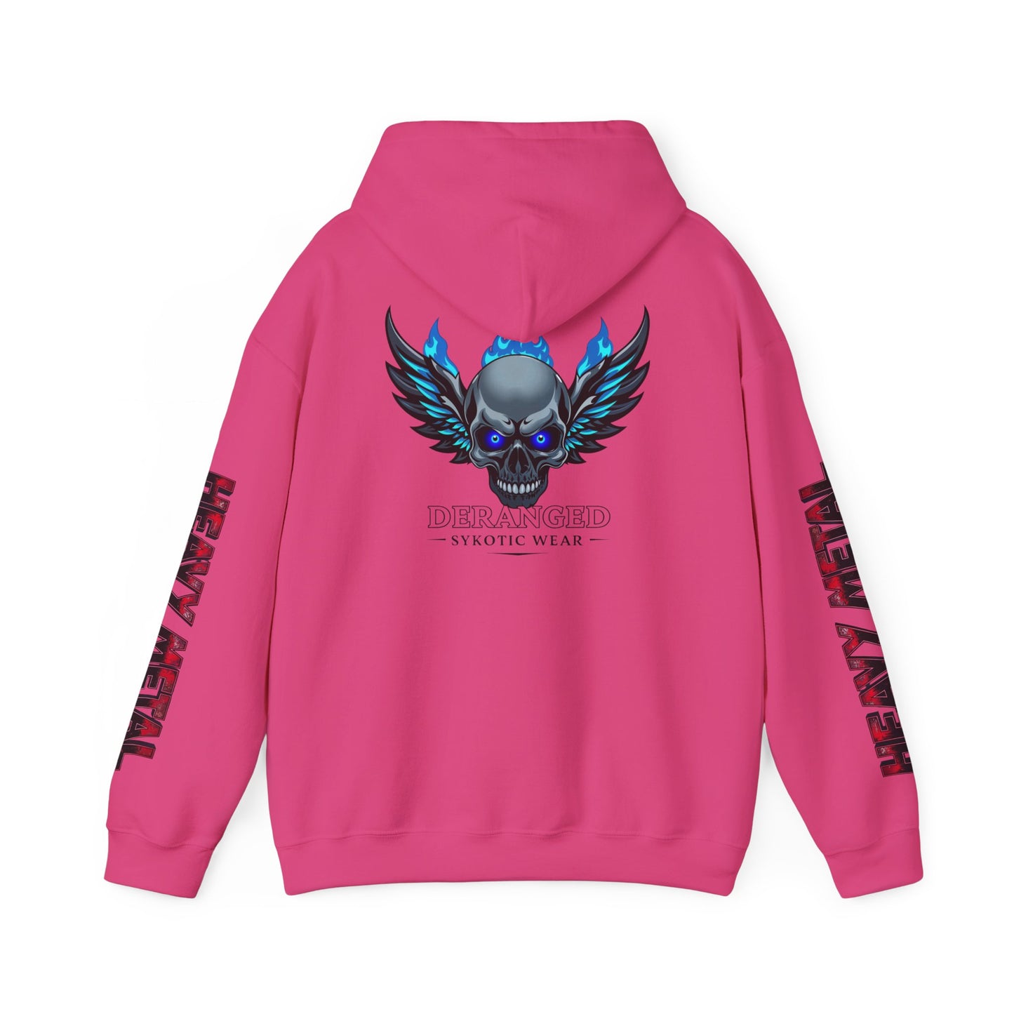 Heavy Metal Flying Skull Hoodie - Perfect Gift for Rockers