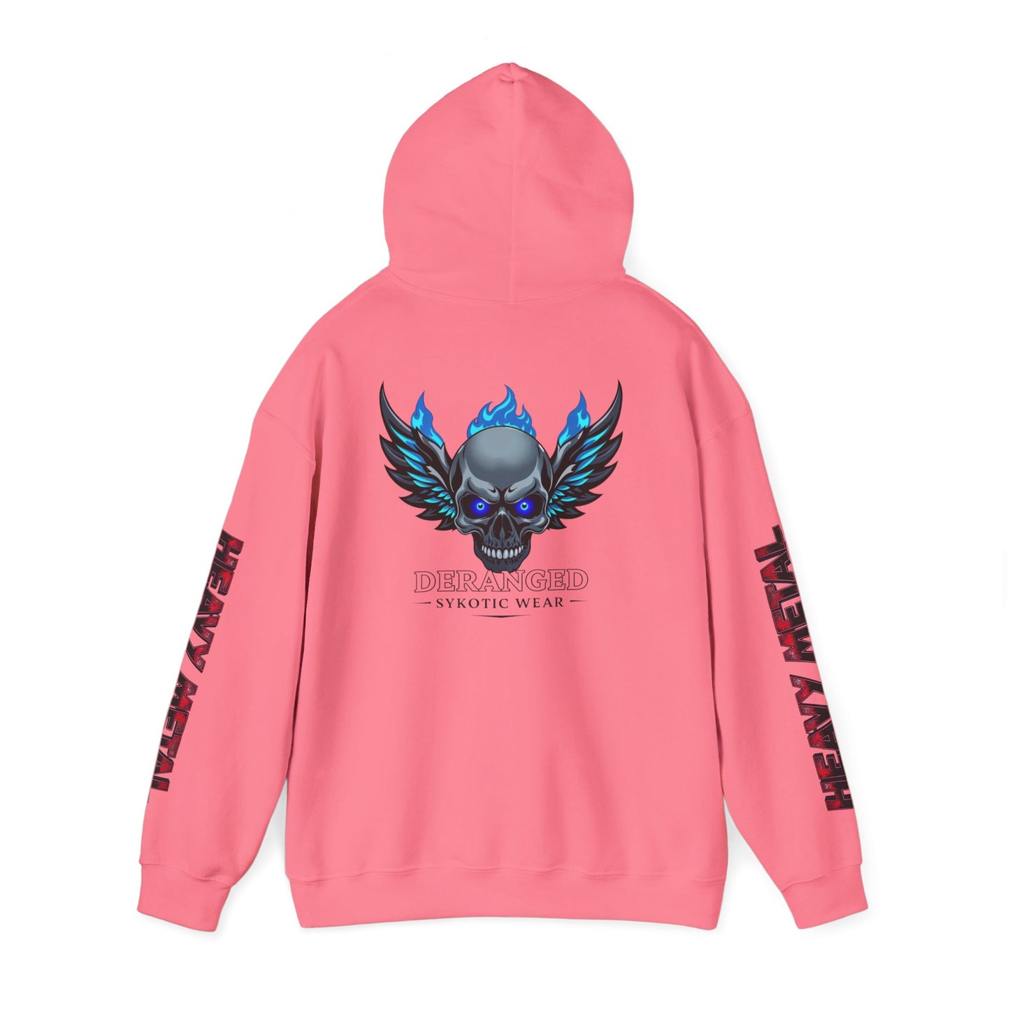 Heavy Metal Flying Skull Hoodie - Perfect Gift for Rockers