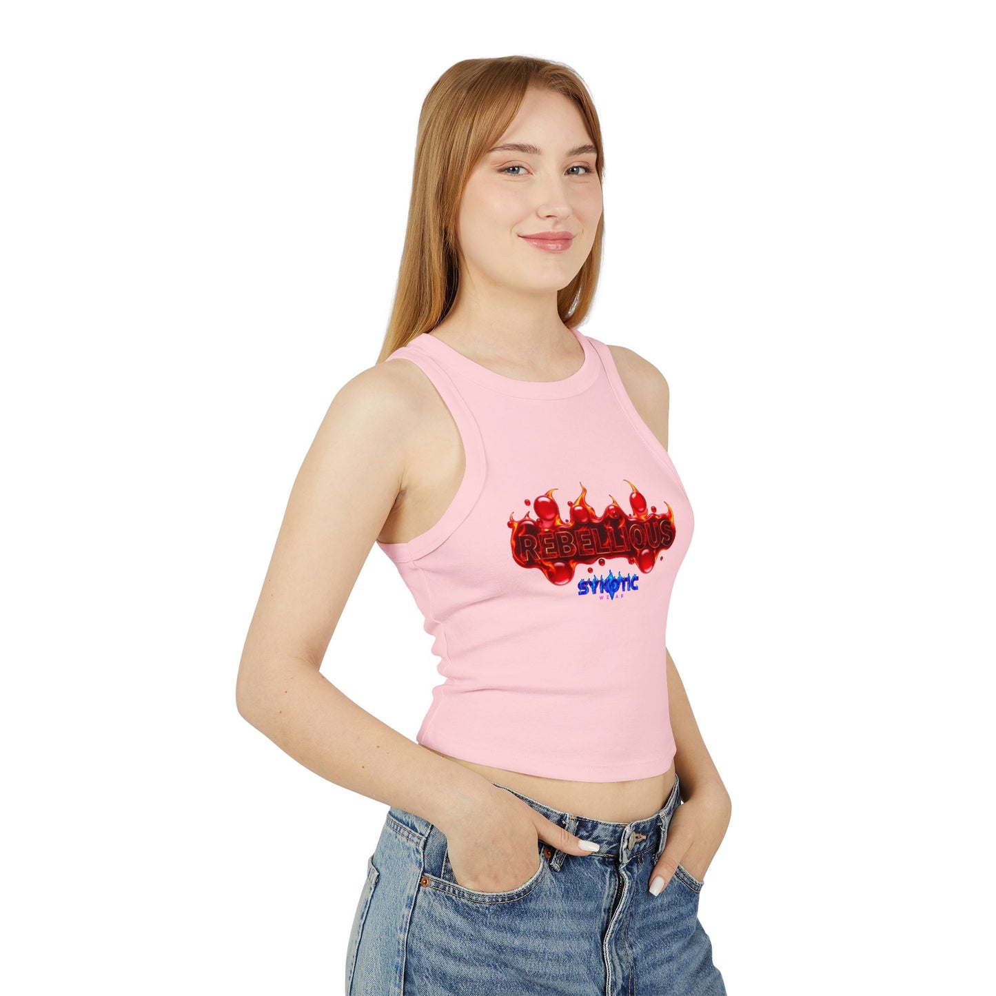 Racer Tank Top for Rebellious Girls - Deranged Sykotic Wear and Gear Design
