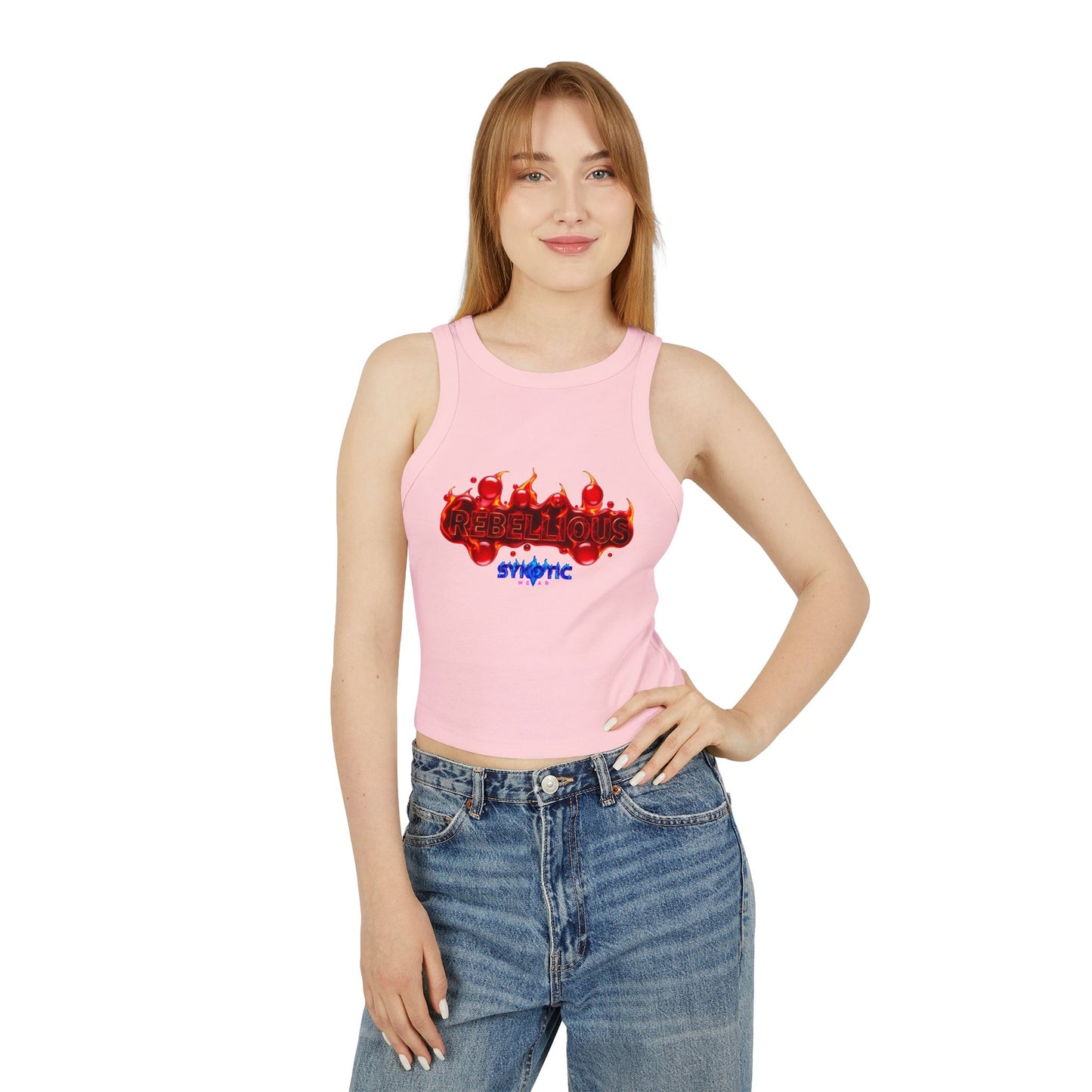 Racer Tank Top for Rebellious Girls - Deranged Sykotic Wear and Gear Design