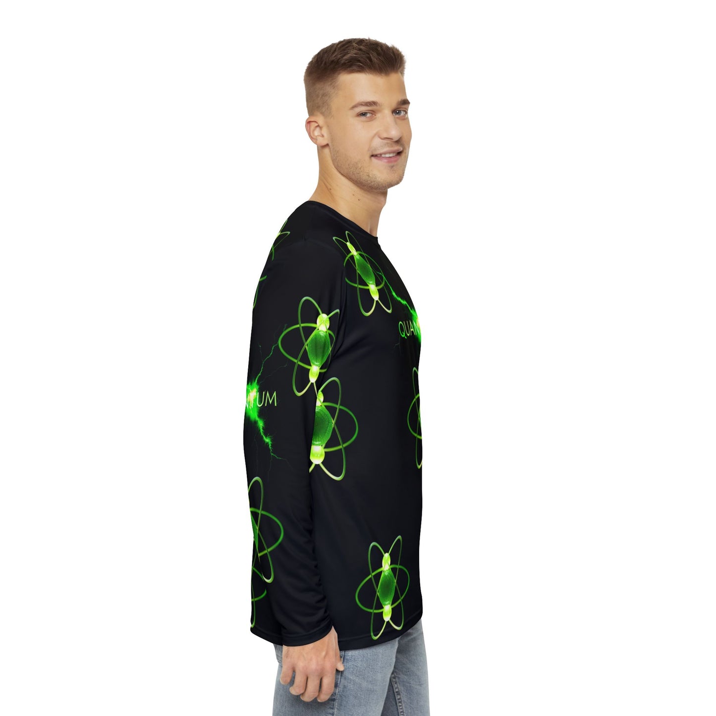 Men's Long Sleeve Shirt - Deranged Sykotic Wear QUANTUM Jersey Shirt