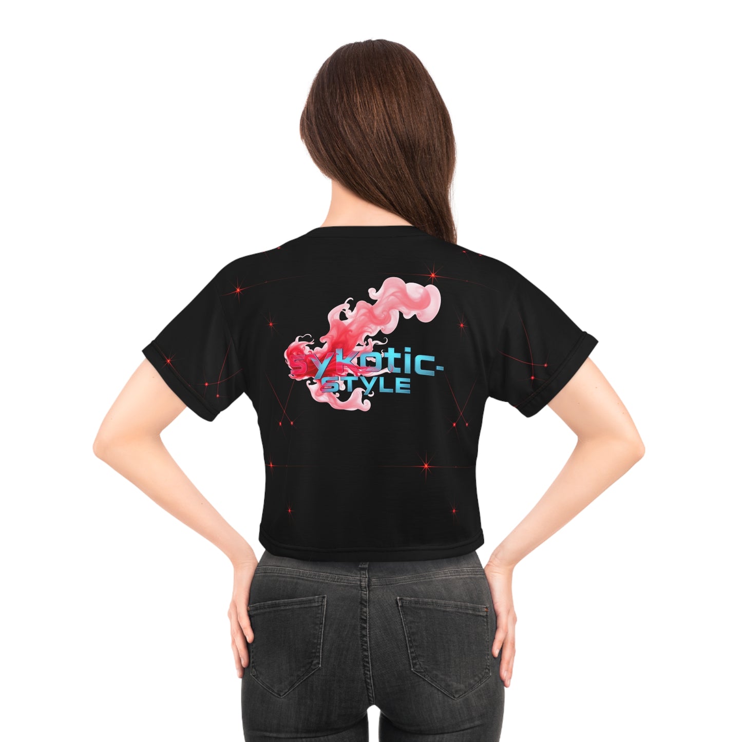 Crop Tee - Deranged Sykotic Wear's Vibin High Line