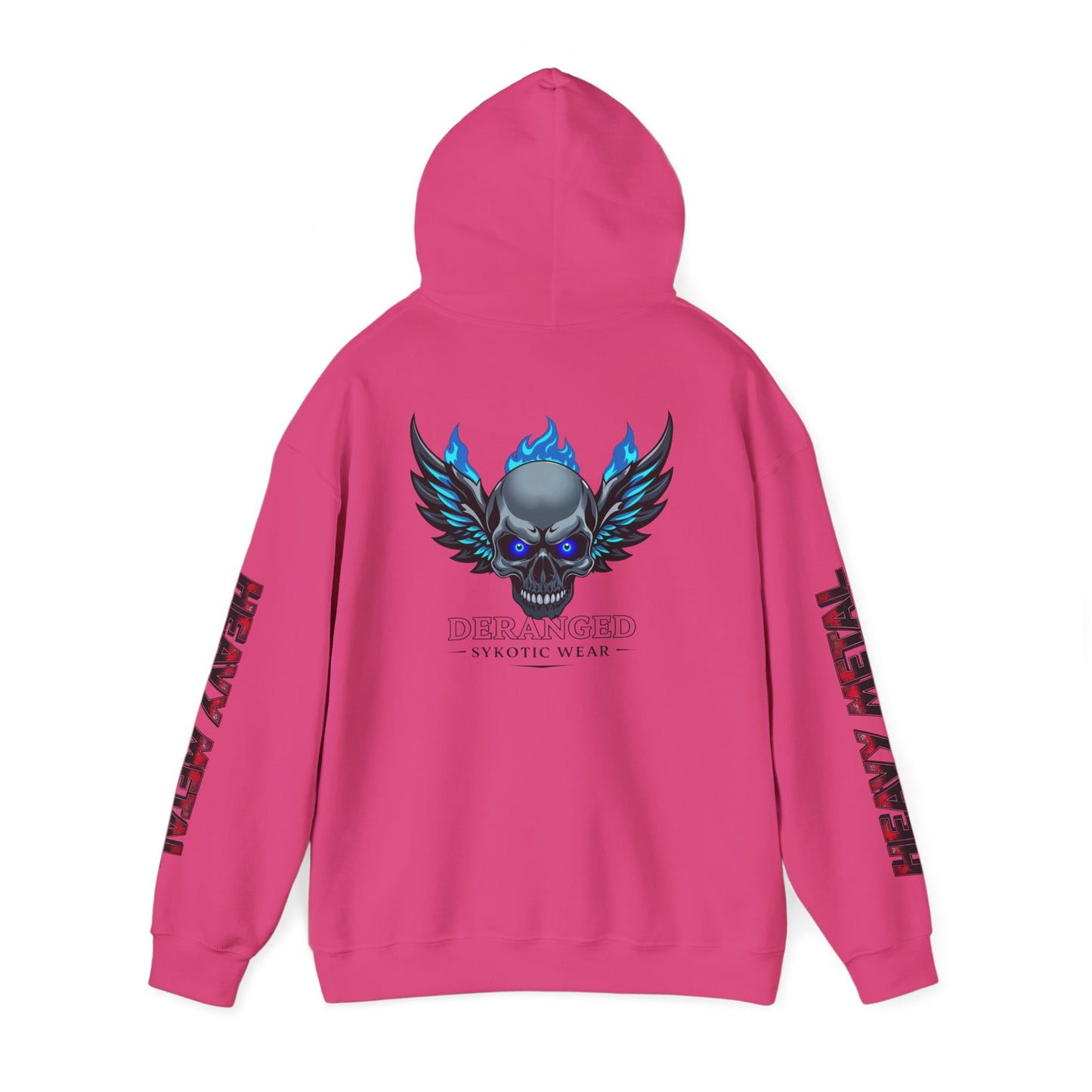 Heavy Metal Flying Skull Hoodie - Perfect Gift for Rockers