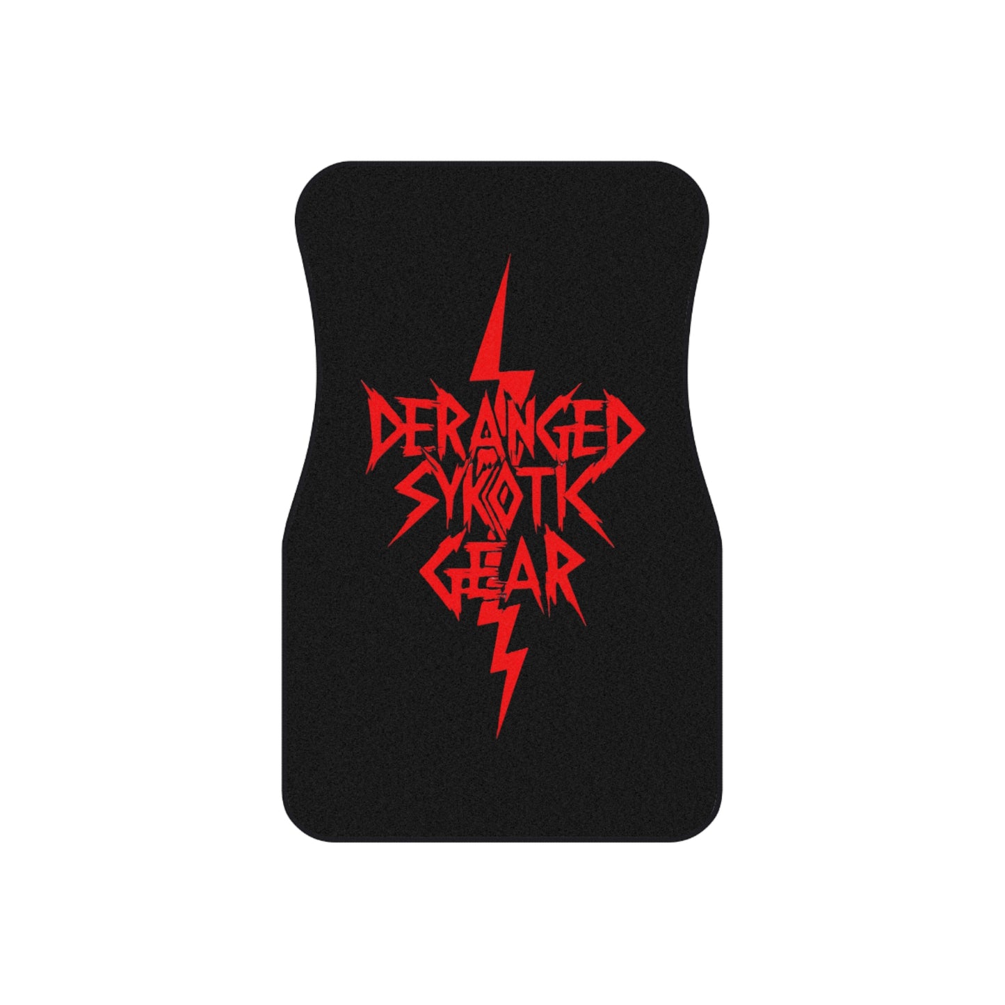 Car Mats Set - Deranged Sykotic Gear Accent for Your Ride