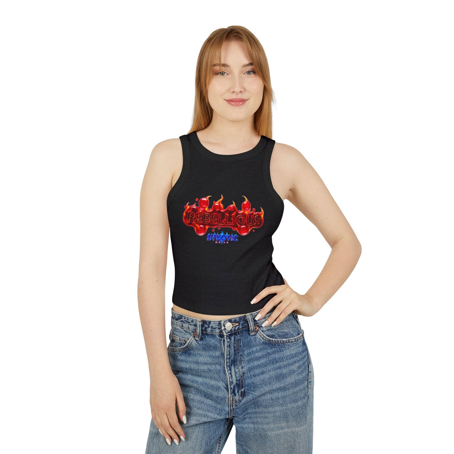 Racer Tank Top for Rebellious Girls - Deranged Sykotic Wear and Gear Design