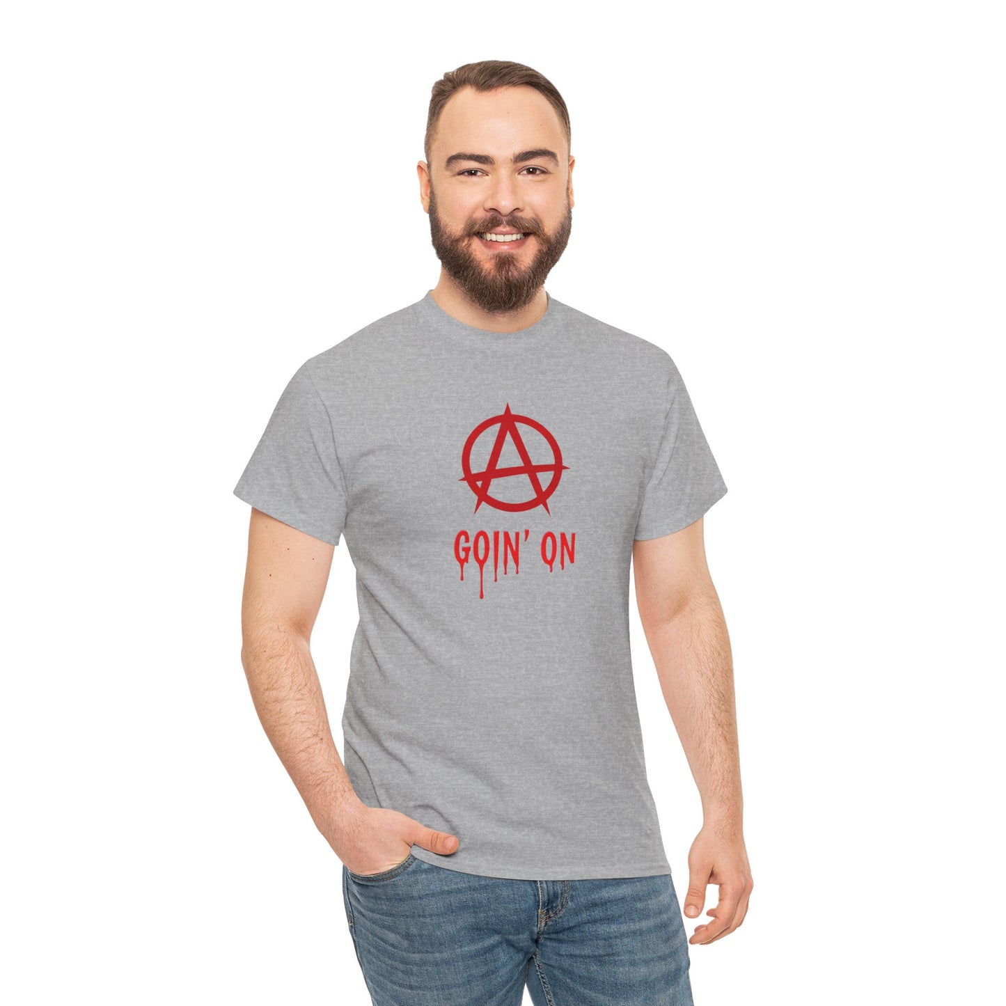 T-Shirt - Chaos Goin' On - Unisex Heavy Cotton Tee for Those Embracing Life's Chaotic Energy!