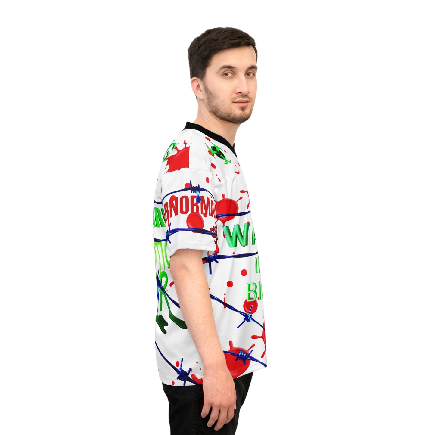 Biologics Football Jersey - Abnormal Swagger Line Design