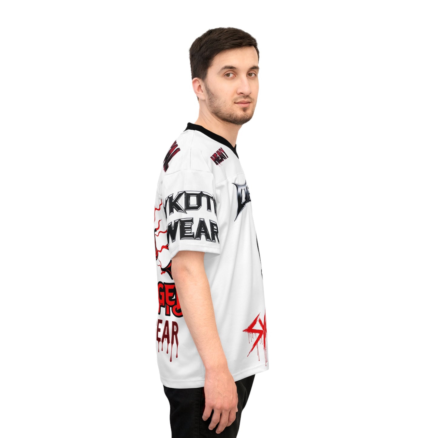Football Jersey - Heavy Metal Deranged Sykotic Design