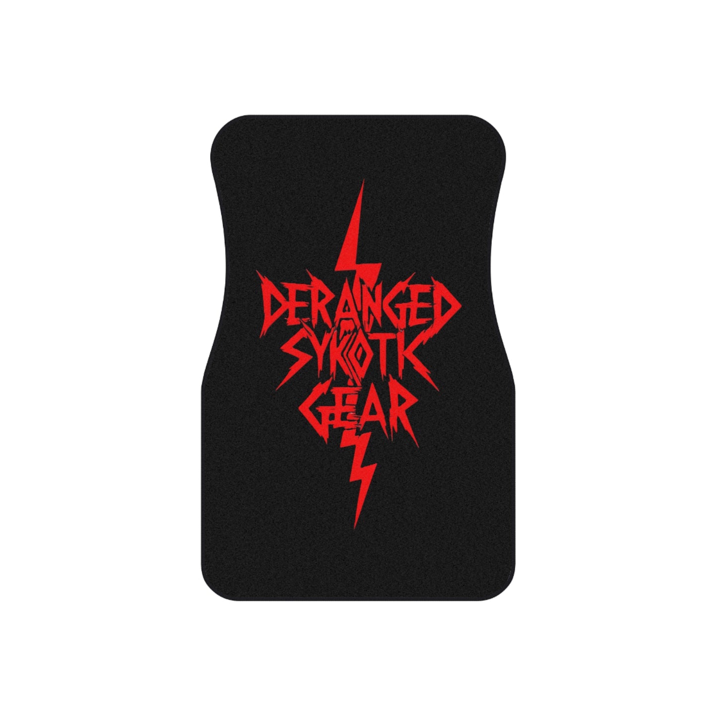 Car Mats Set - Deranged Sykotic Gear Accent for Your Ride