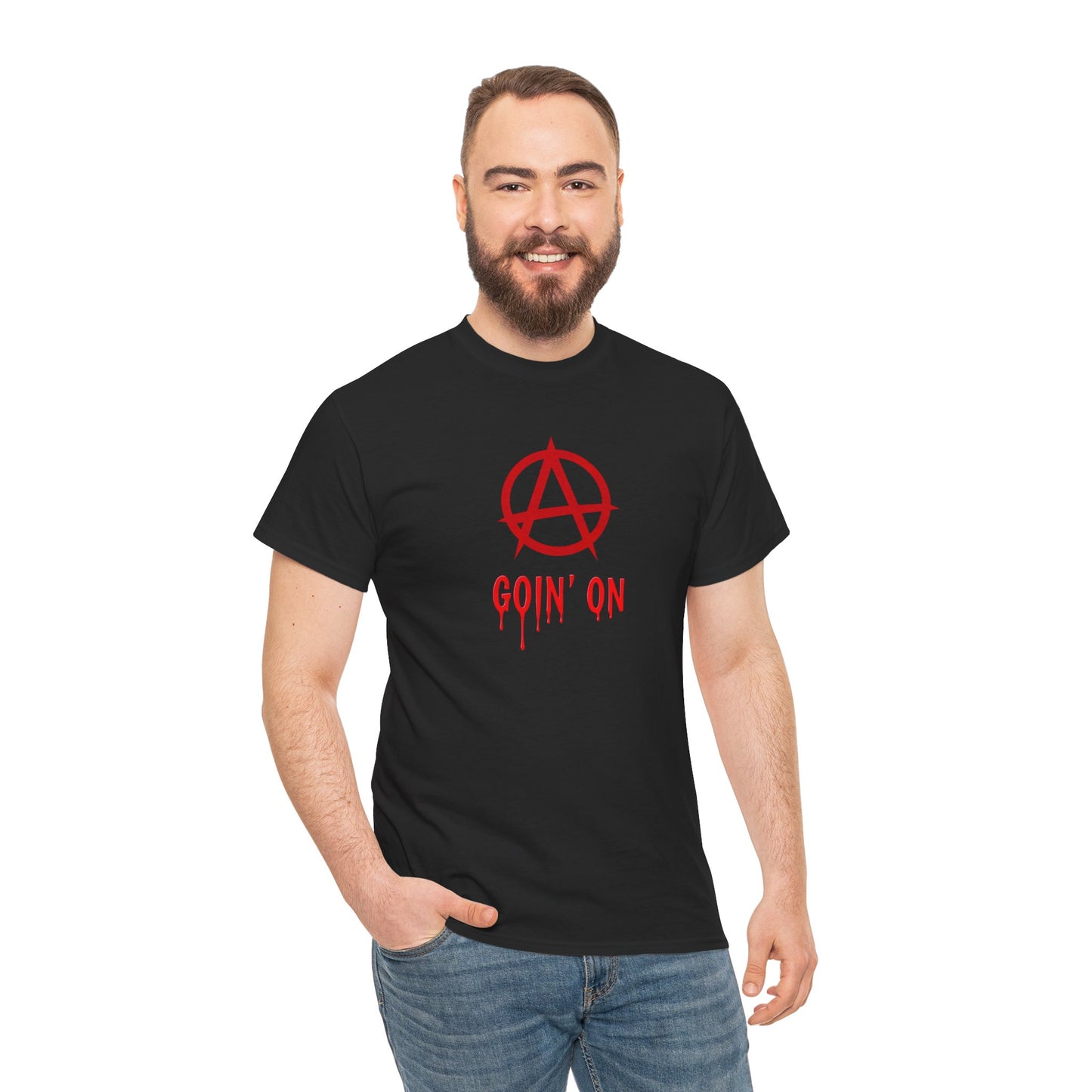 T-Shirt - Chaos Goin' On - Unisex Heavy Cotton Tee for Those Embracing Life's Chaotic Energy!