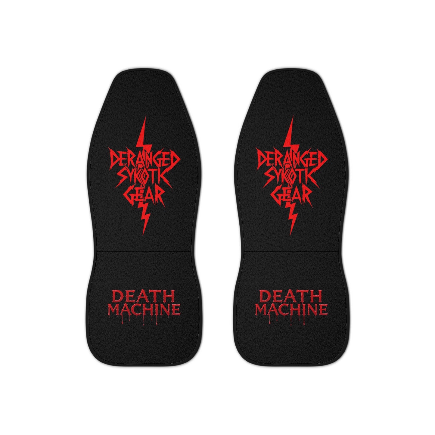 Car Seat Covers - Deranged Sykotic Gear's Death Machine Design