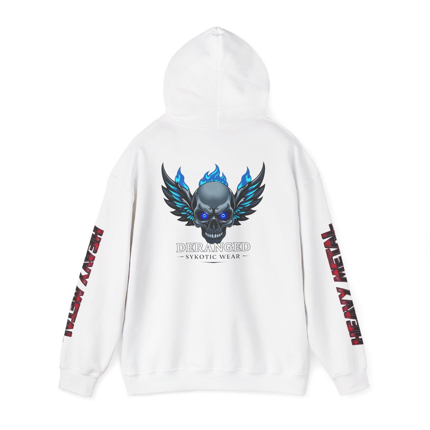 Heavy Metal Flying Skull Hoodie - Perfect Gift for Rockers