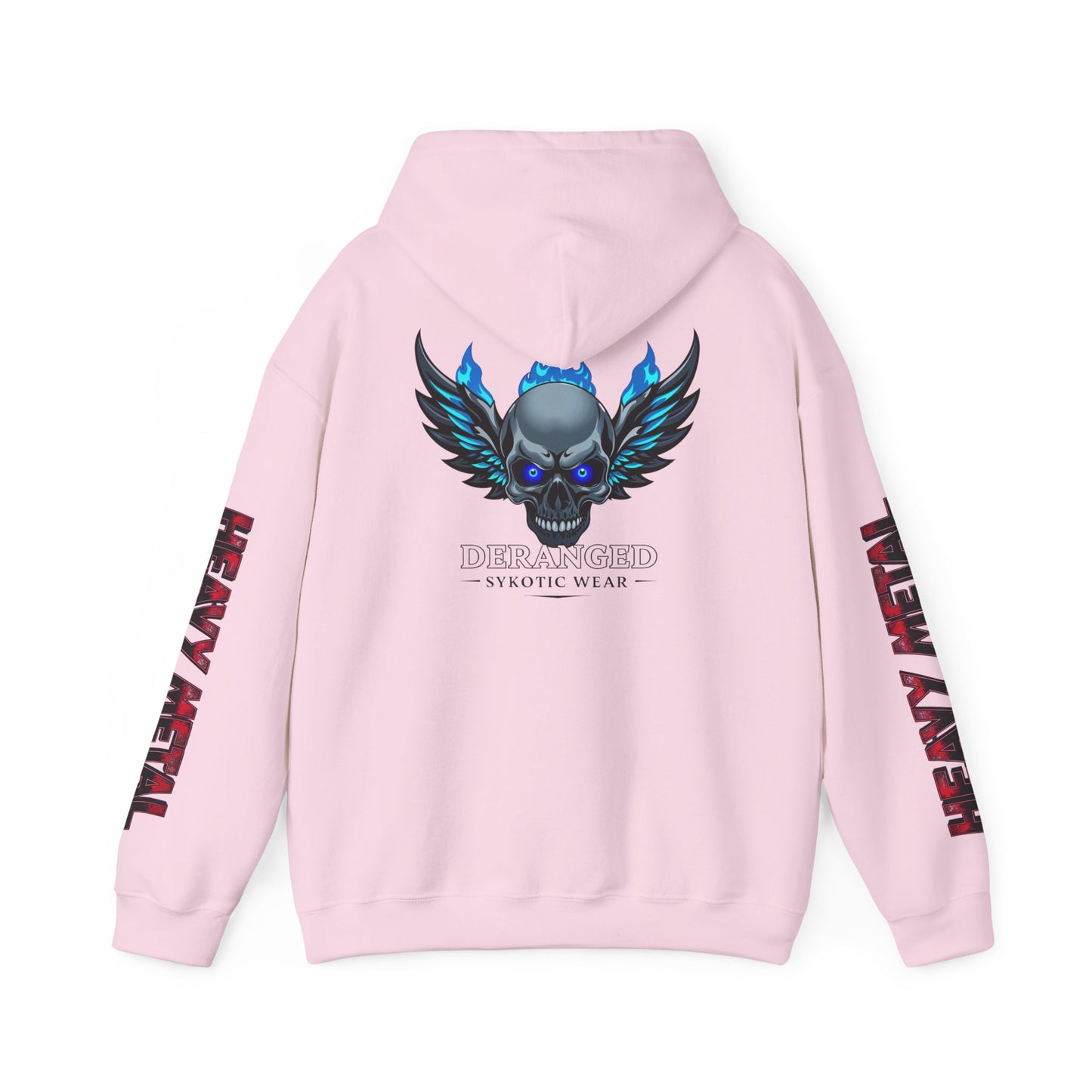 Heavy Metal Flying Skull Hoodie - Perfect Gift for Rockers