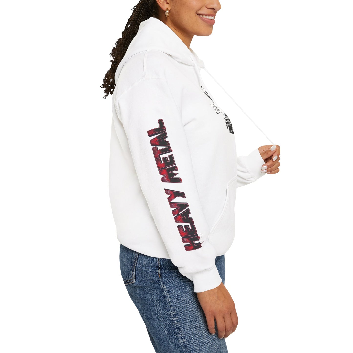Heavy Metal Flying Skull Hoodie - Perfect Gift for Rockers