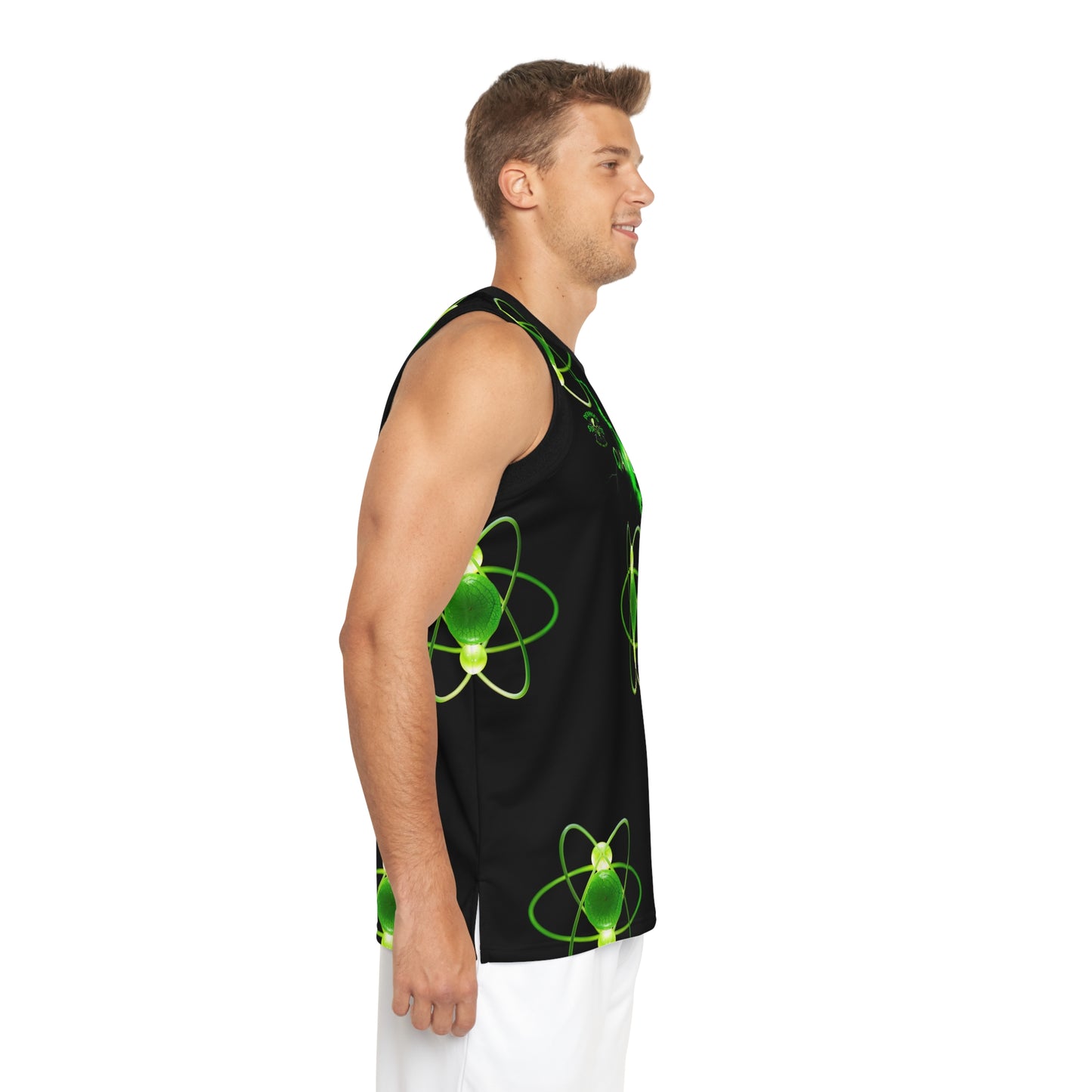 Quantum Unisex Basketball Jersey, AOP Athletic Top, Sportswear Gift, Basketball Lover Apparel, Game Day Jersey, Science Theme Clothing