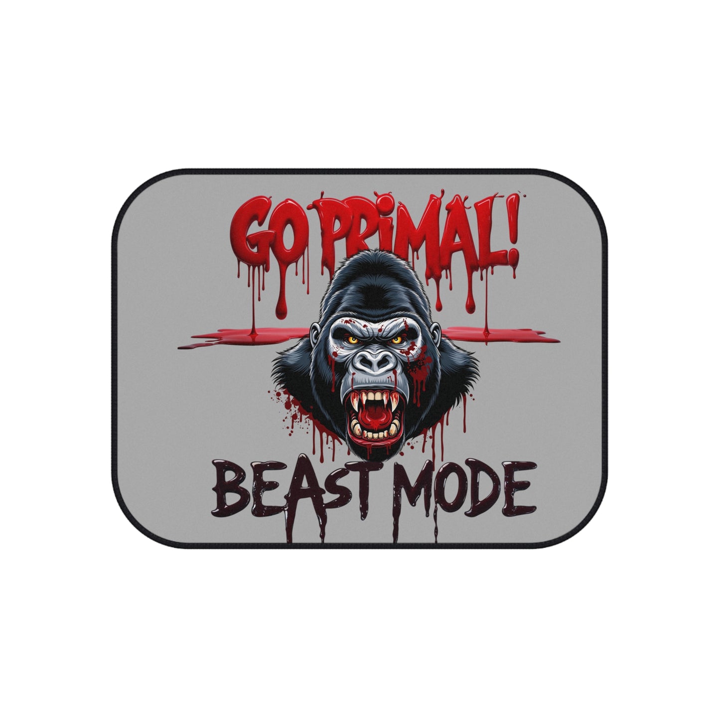 Car Mats Set - Go Primal Beast Mode Design