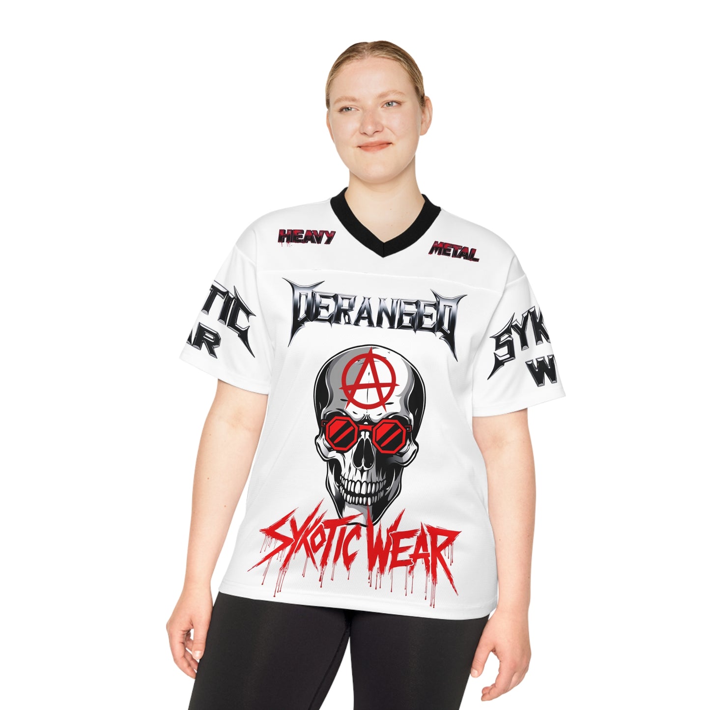Football Jersey - Heavy Metal Deranged Sykotic Design