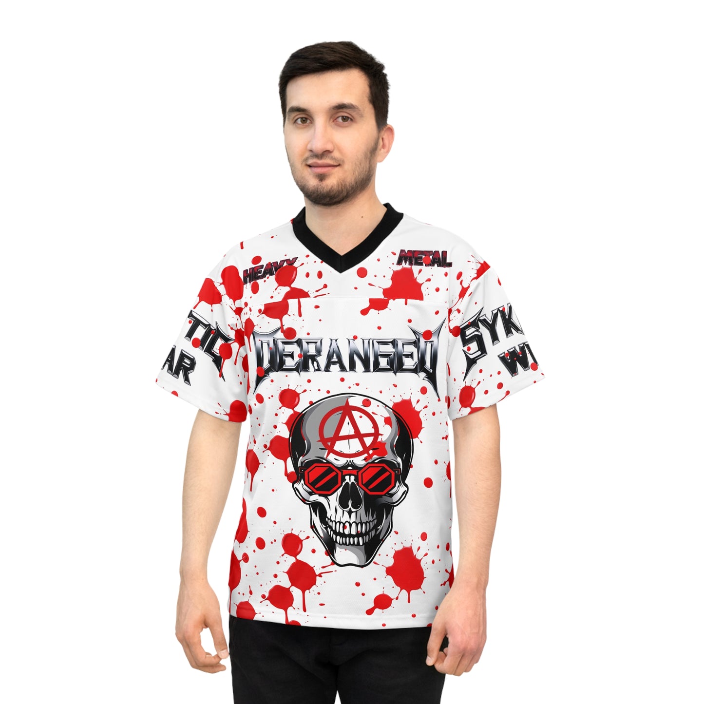 Football Jersey - Heavy Metal Deranged Sykotic Design