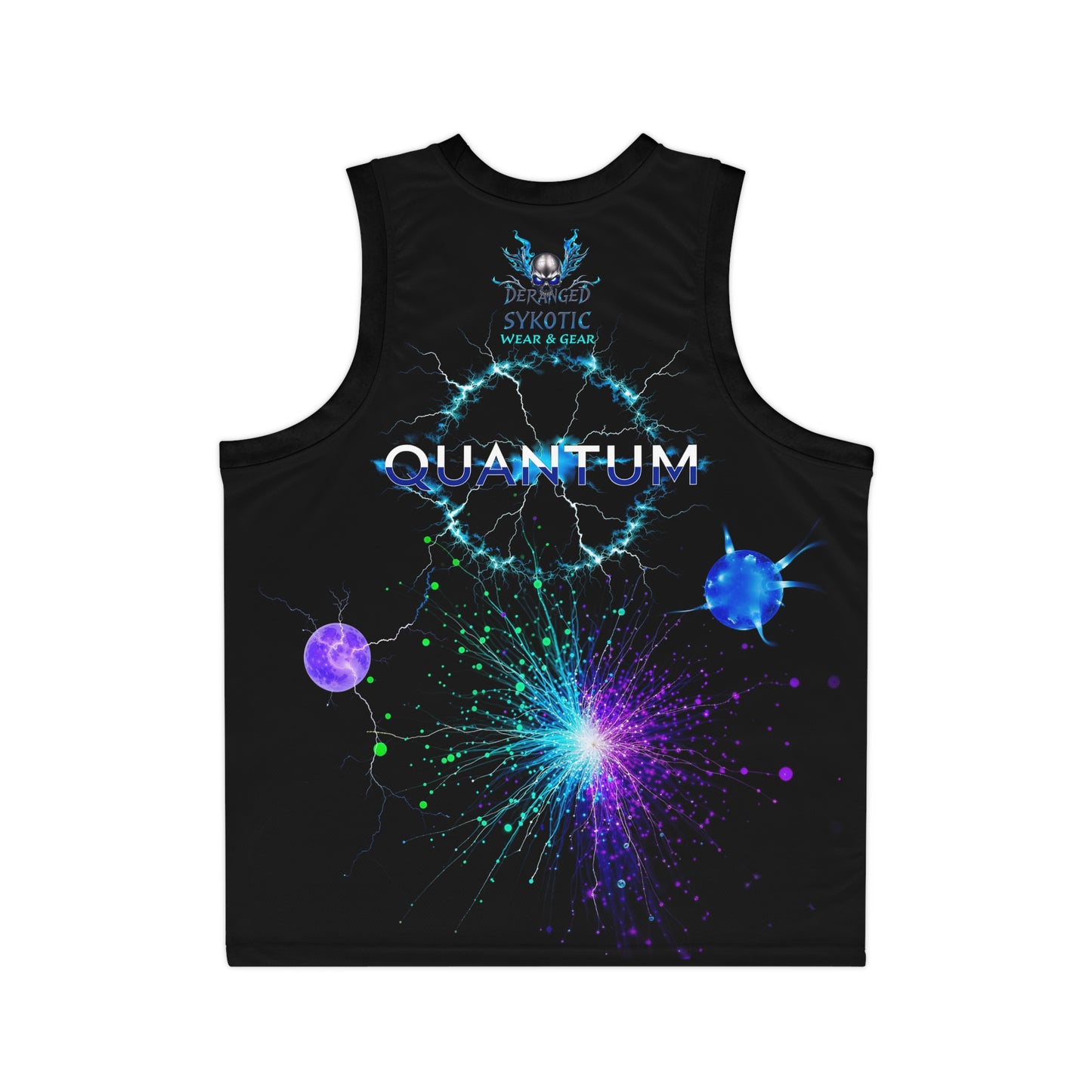 Quantum Universe Basketball Jersey, Unisex Sportswear, Personalized Athletic Top, Unique Gift for Sports Fans, Ideal for Gym & Casual Wear