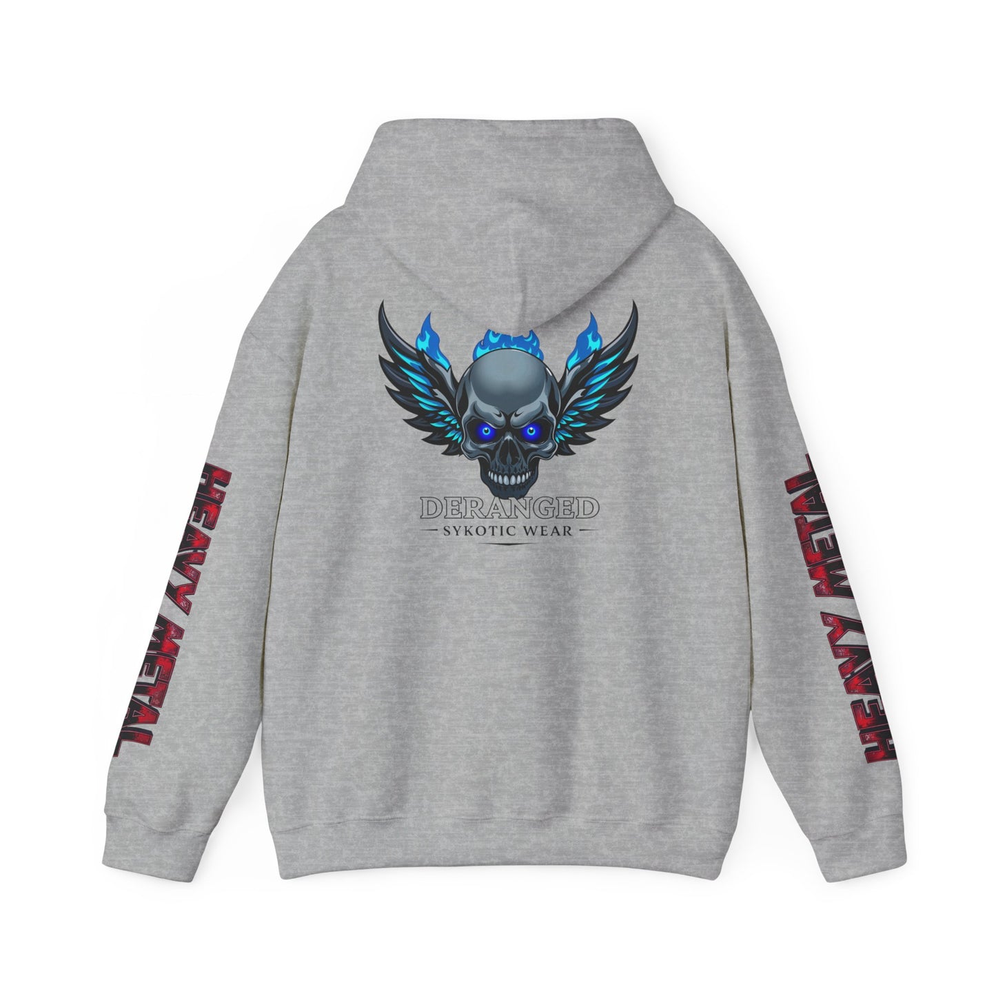 Heavy Metal Flying Skull Hoodie - Perfect Gift for Rockers
