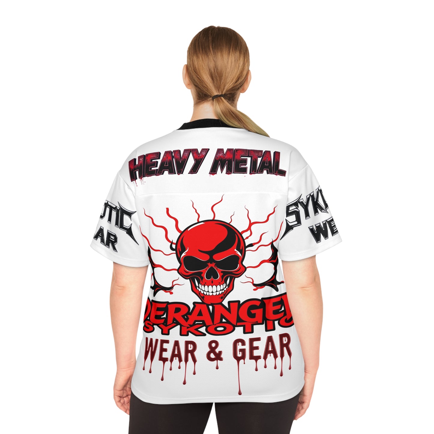 Football Jersey - Heavy Metal Deranged Sykotic Design