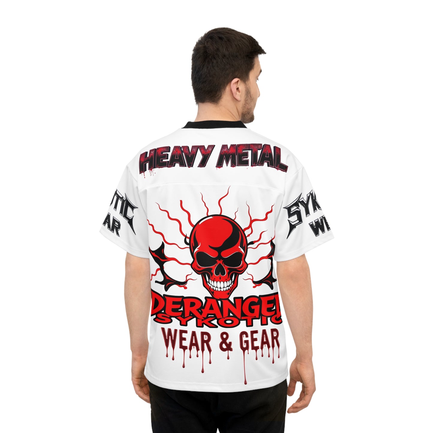 Football Jersey - Heavy Metal Deranged Sykotic Design