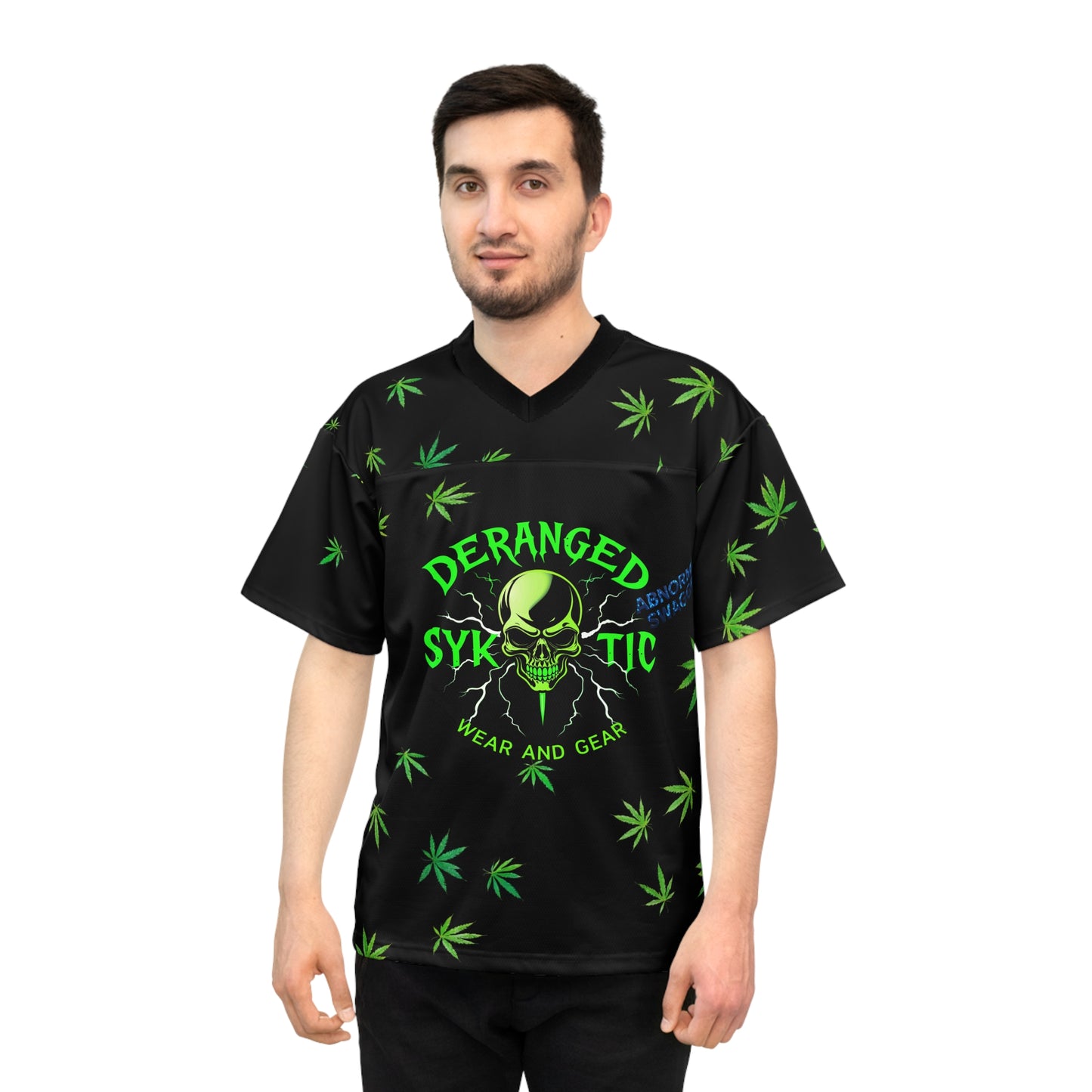 Football Jersey - Deranged Sykotic Wear's Abnormal Swagger Line Summer Foliage Design