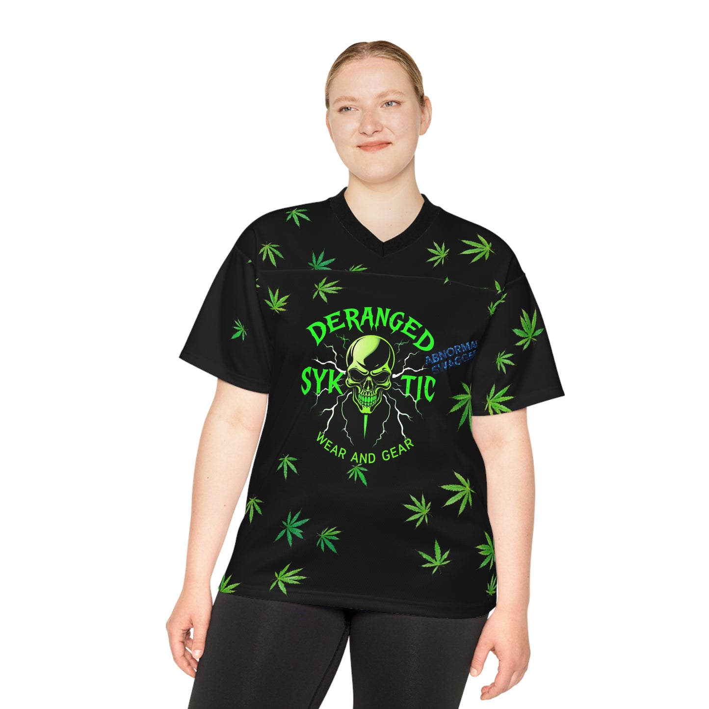 Football Jersey - Deranged Sykotic Wear's Abnormal Swagger Line Summer Foliage Design