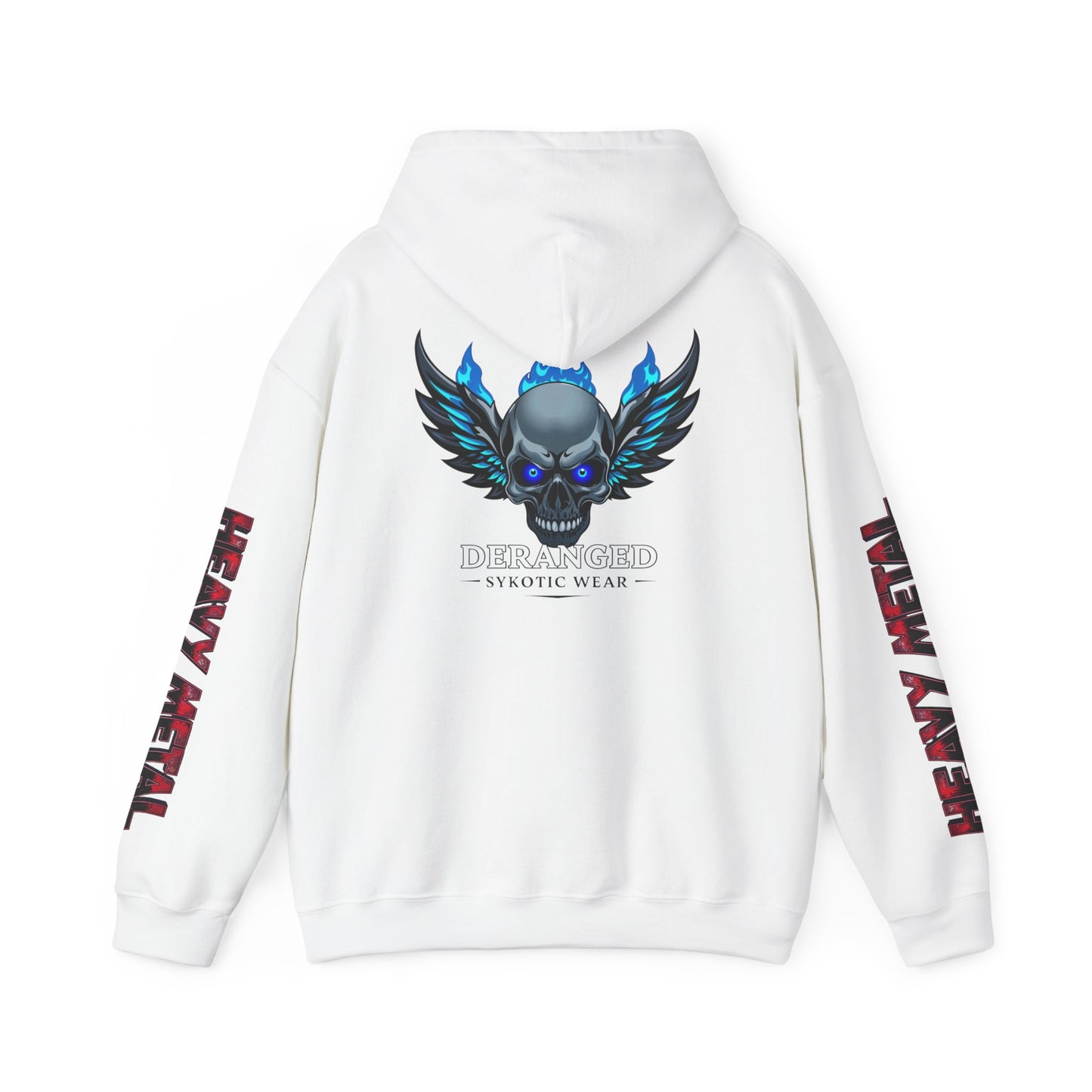 Heavy Metal Flying Skull Hoodie - Perfect Gift for Rockers
