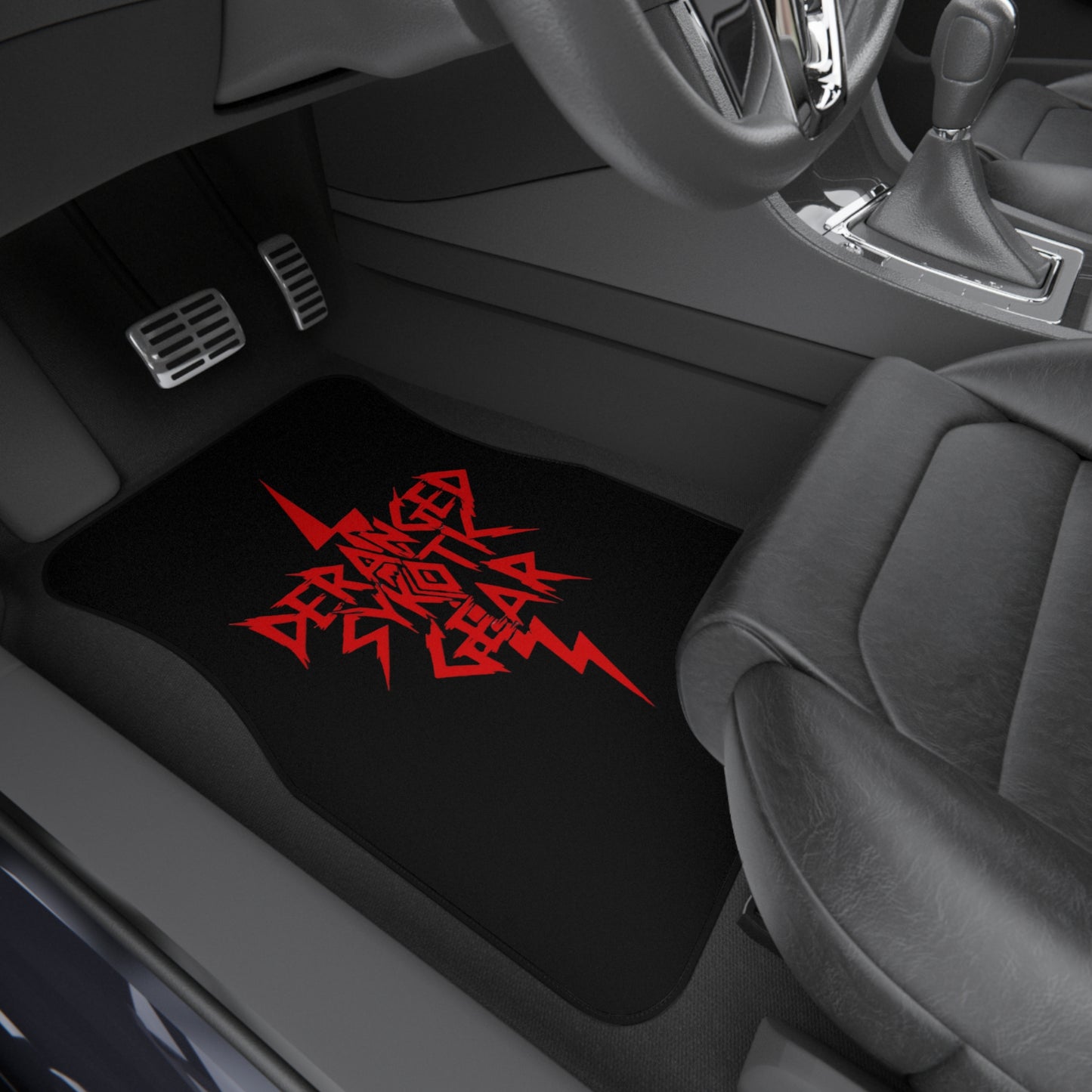 Car Mats Set - Deranged Sykotic Gear Accent for Your Ride