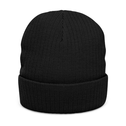 Beanie Hat Sykotic Style Headware Embroidered Knit