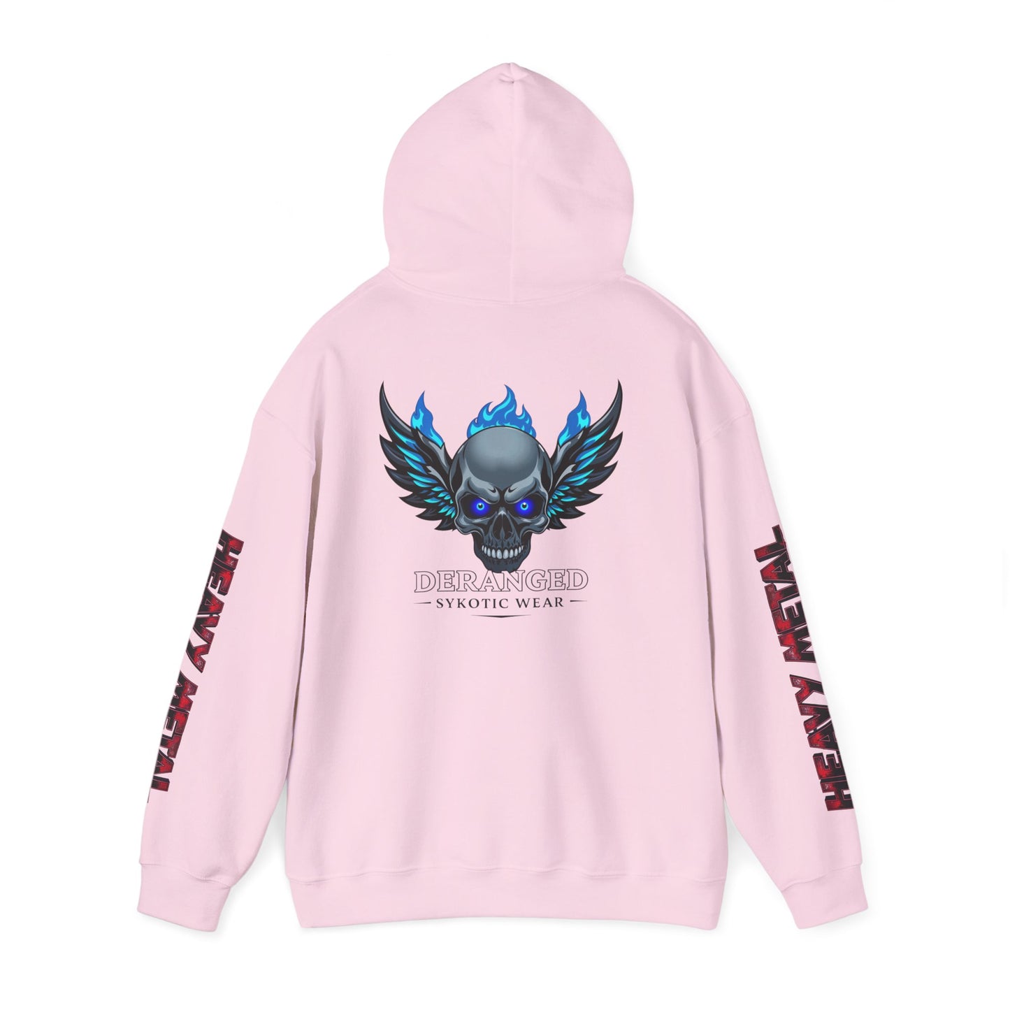 Heavy Metal Flying Skull Hoodie - Perfect Gift for Rockers