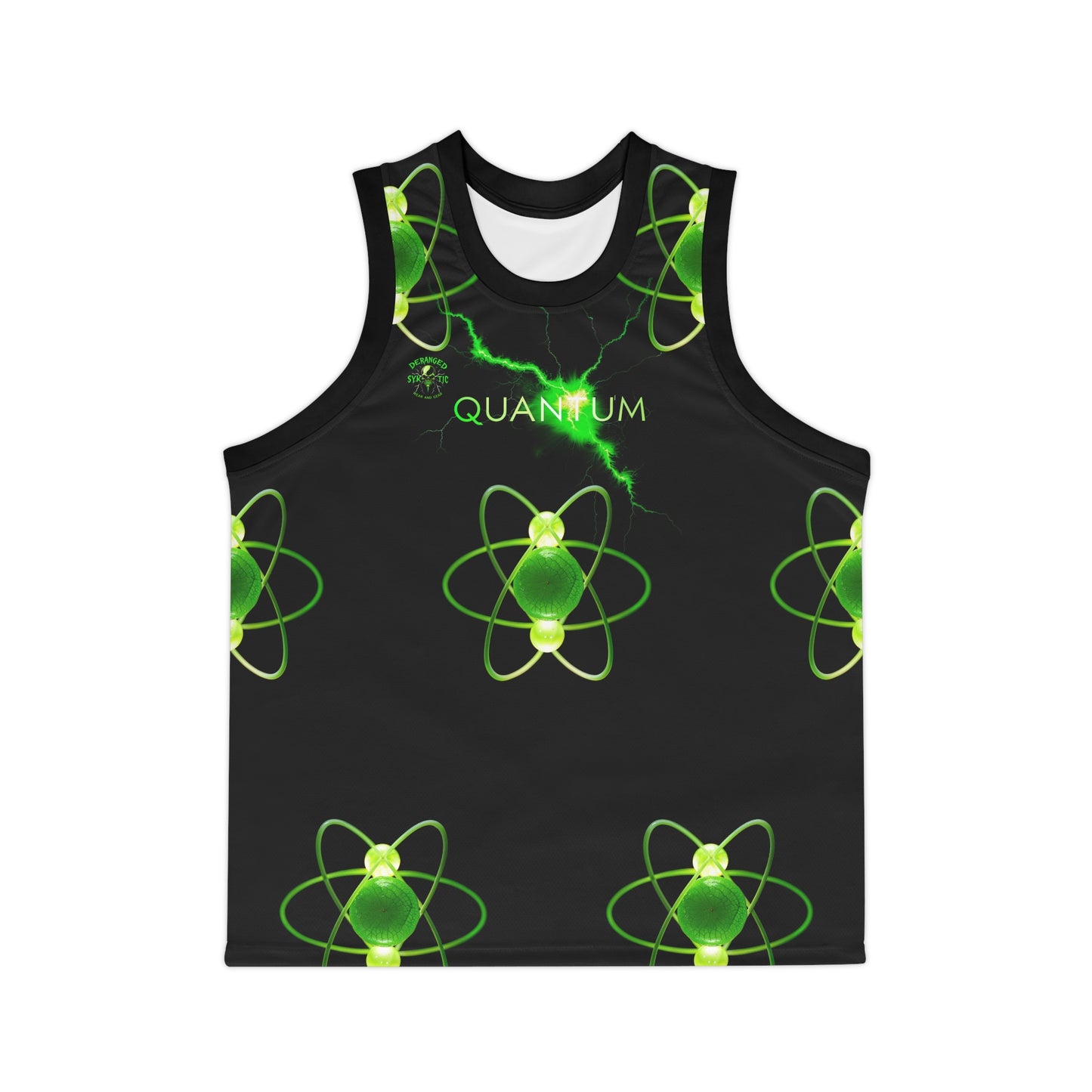 Quantum Unisex Basketball Jersey, AOP Athletic Top, Sportswear Gift, Basketball Lover Apparel, Game Day Jersey, Science Theme Clothing