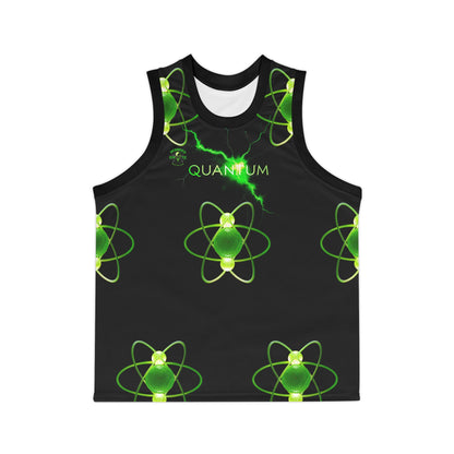 Quantum Unisex Basketball Jersey, AOP Athletic Top, Sportswear Gift, Basketball Lover Apparel, Game Day Jersey, Science Theme Clothing
