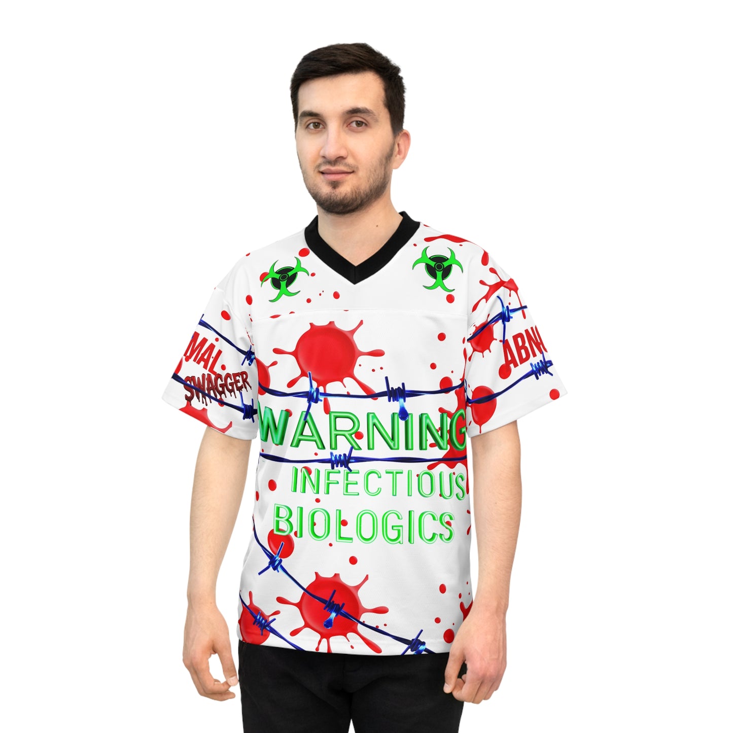 Biologics Football Jersey - Abnormal Swagger Line Design