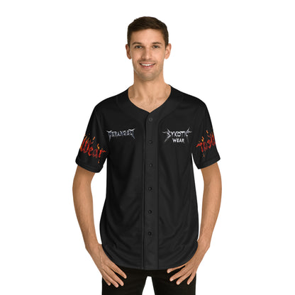 Deranged Fire Elemental! Men's Baseball Jersey (AOP)