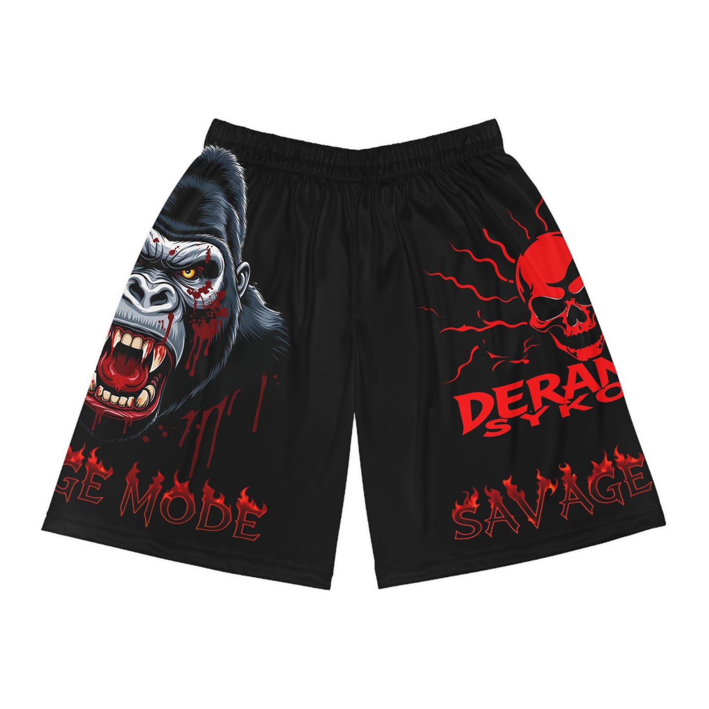 Savage Mode Basketball Shorts - Deranged Sykotic Edition
