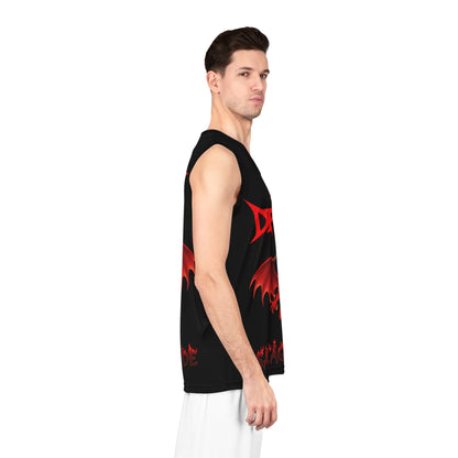 Savage Mode Basketball Jersey - Deranged Design for Fierce Players