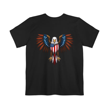 Patriotic Eagle Pocket T-Shirt, Unisex Graphic Tee, Veteran's Day Gift, Fourth of July Shirt, Casual Everyday Wear