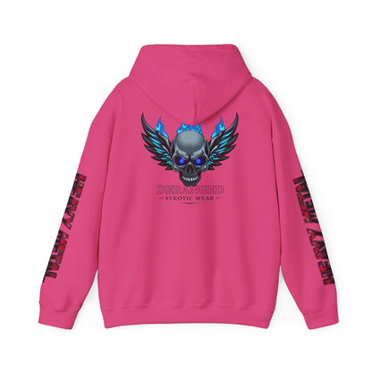 Heavy Metal Flying Skull Hoodie - Perfect Gift for Rockers