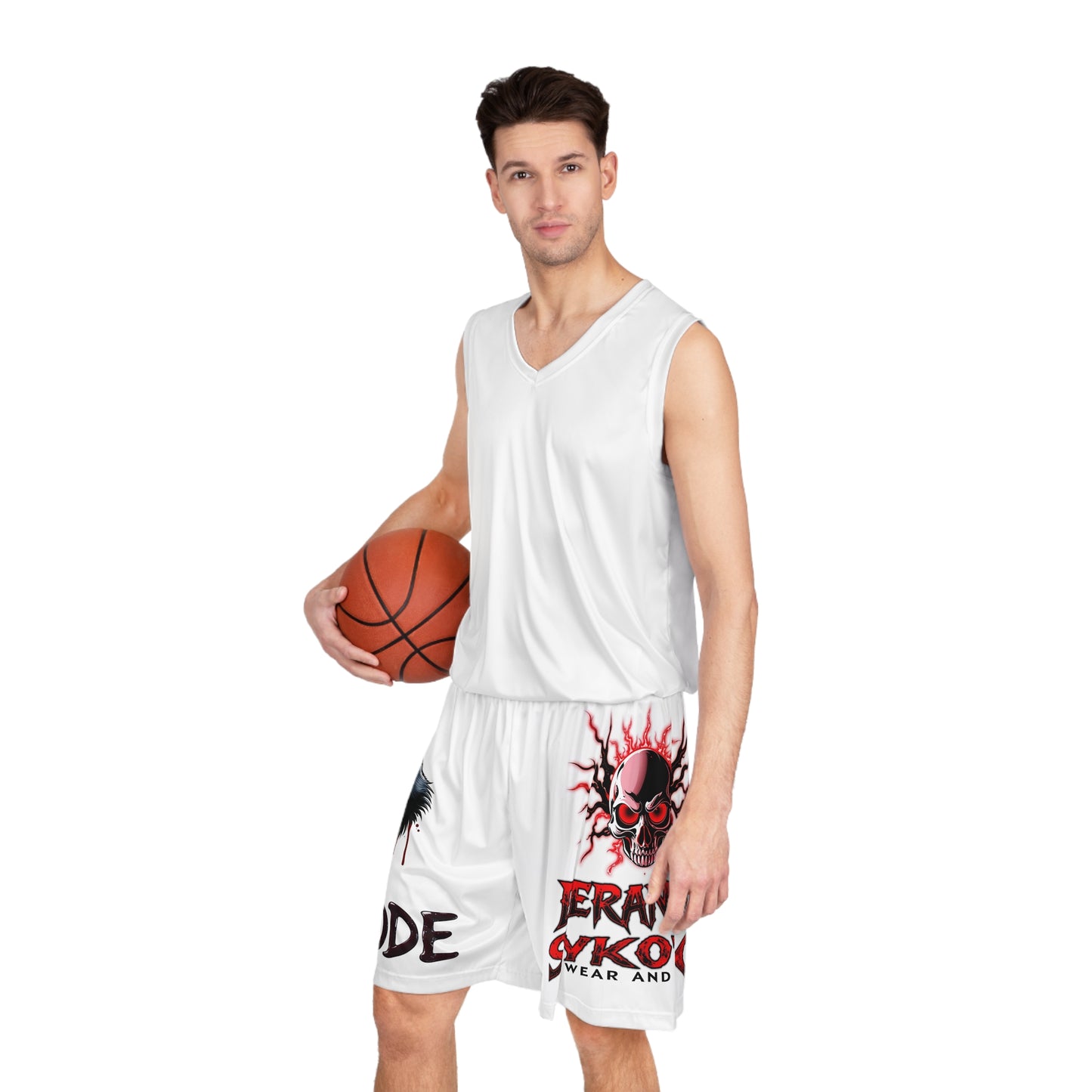 Basketball Shorts - Deranged Sykotic Wear's Beast Mode Jersey Shorts